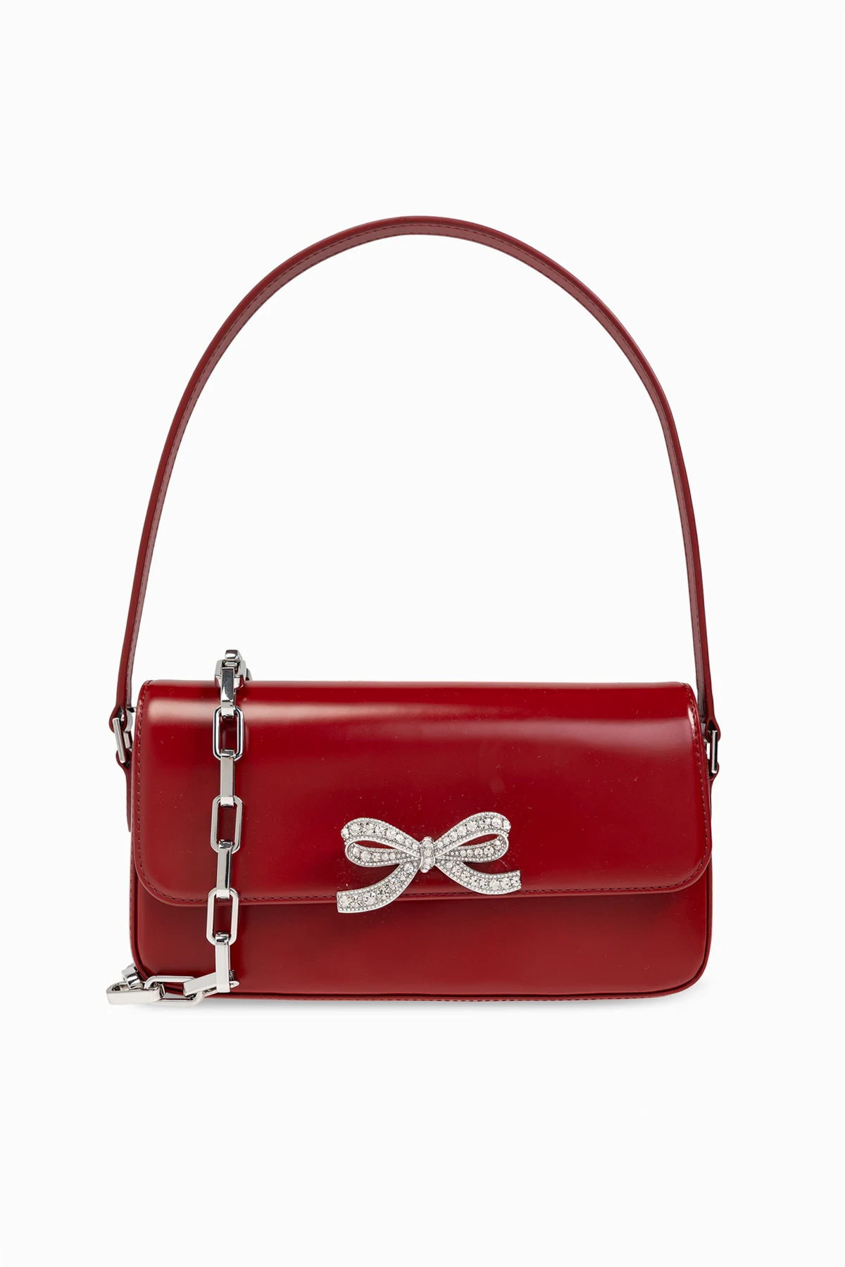 Leather shoulder bag
