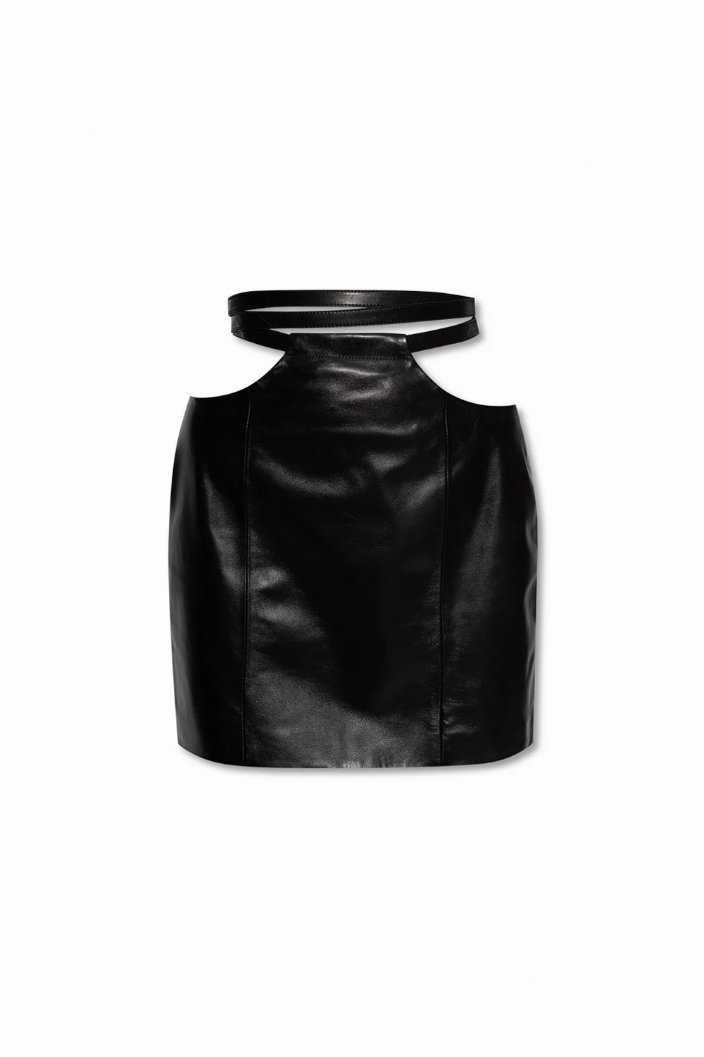 ‘Livorno’ leather skirt