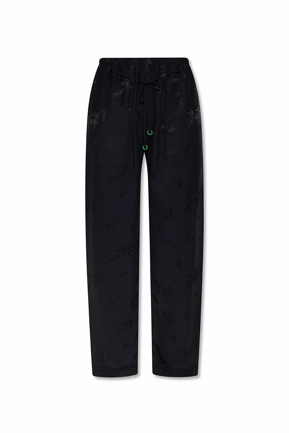 Trousers with floral motif