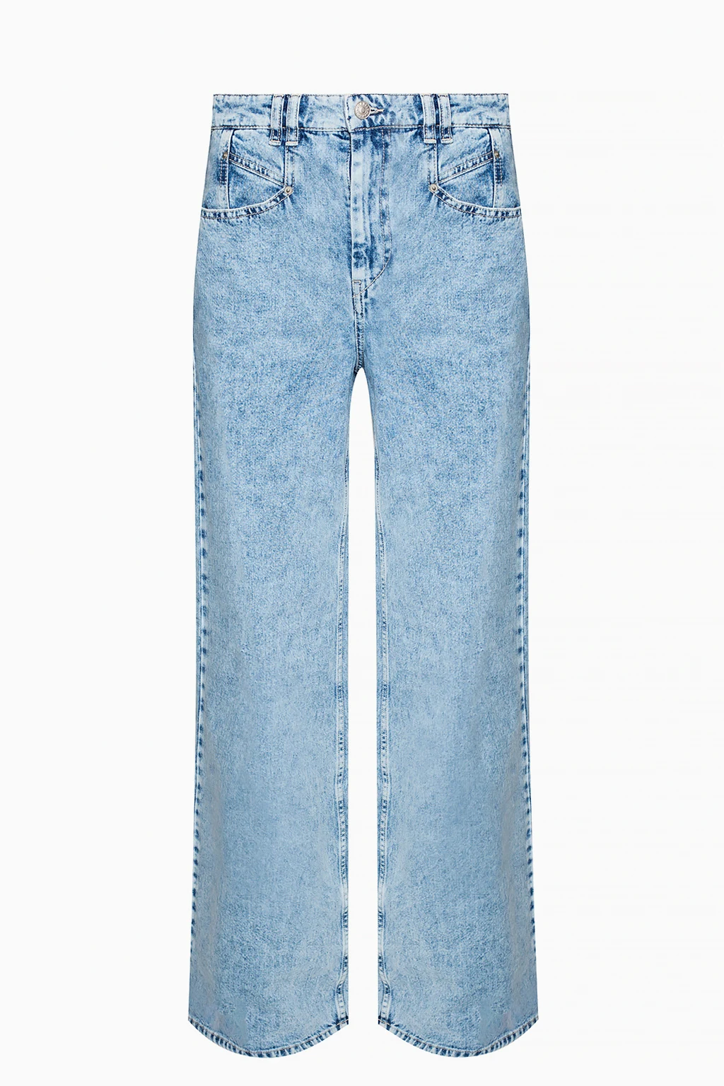 Flared-leg jeans