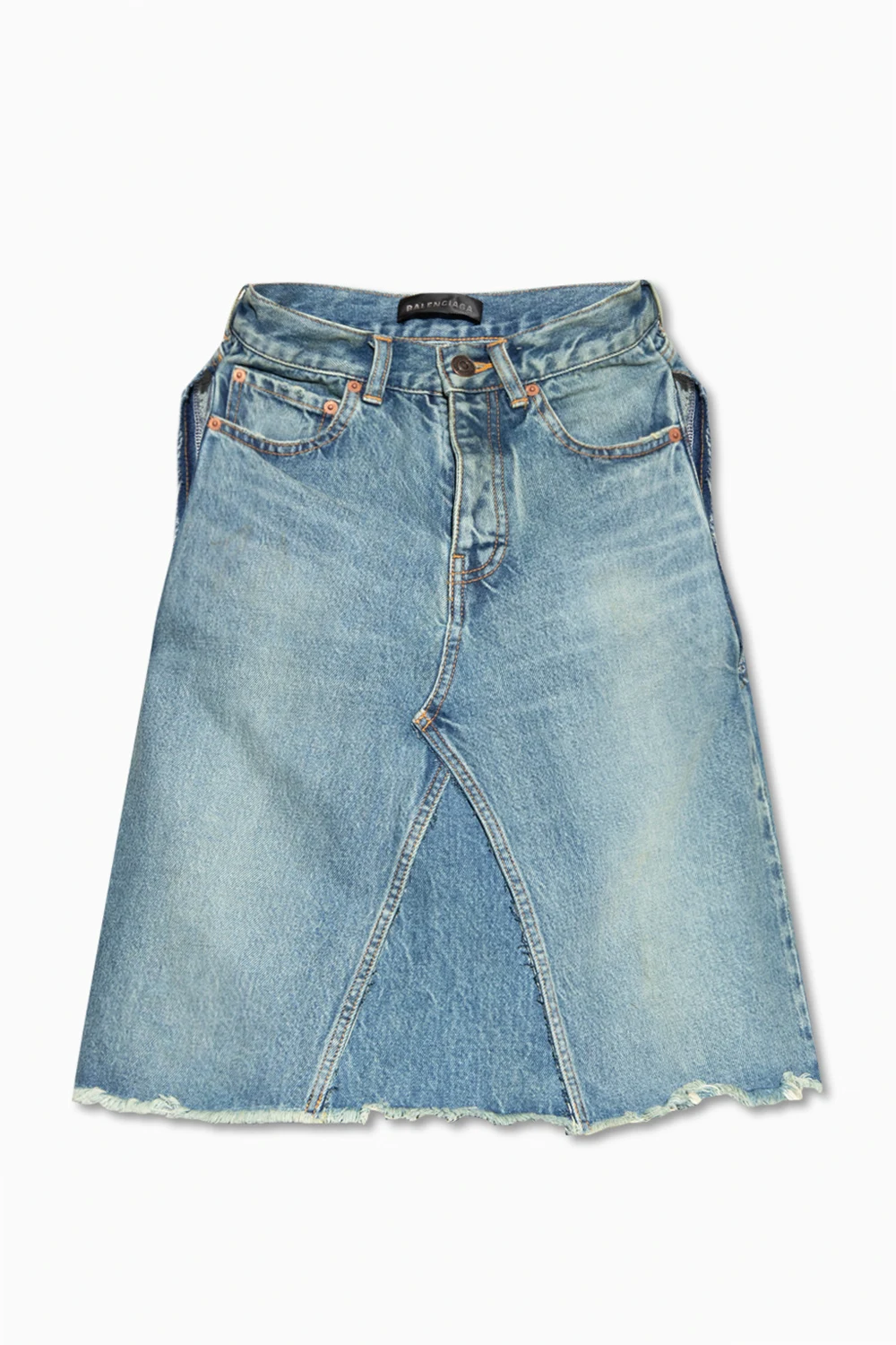 Sleeveless denim top