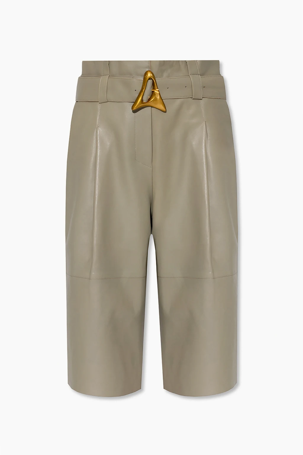 ‘Carson’ leather shorts