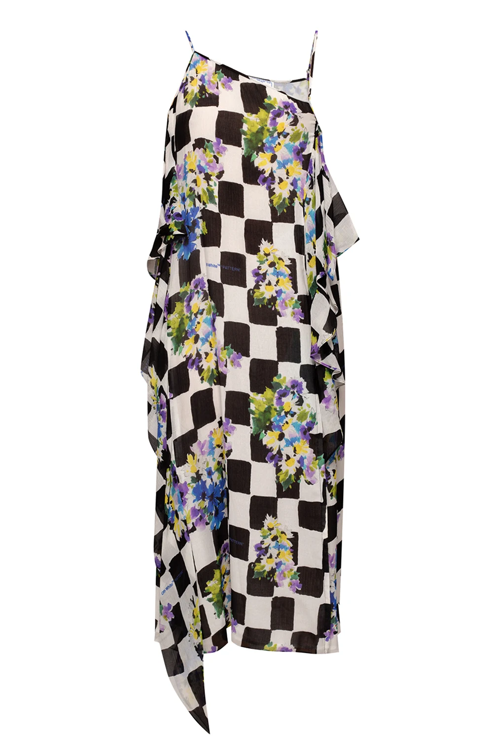Dress with floral motif