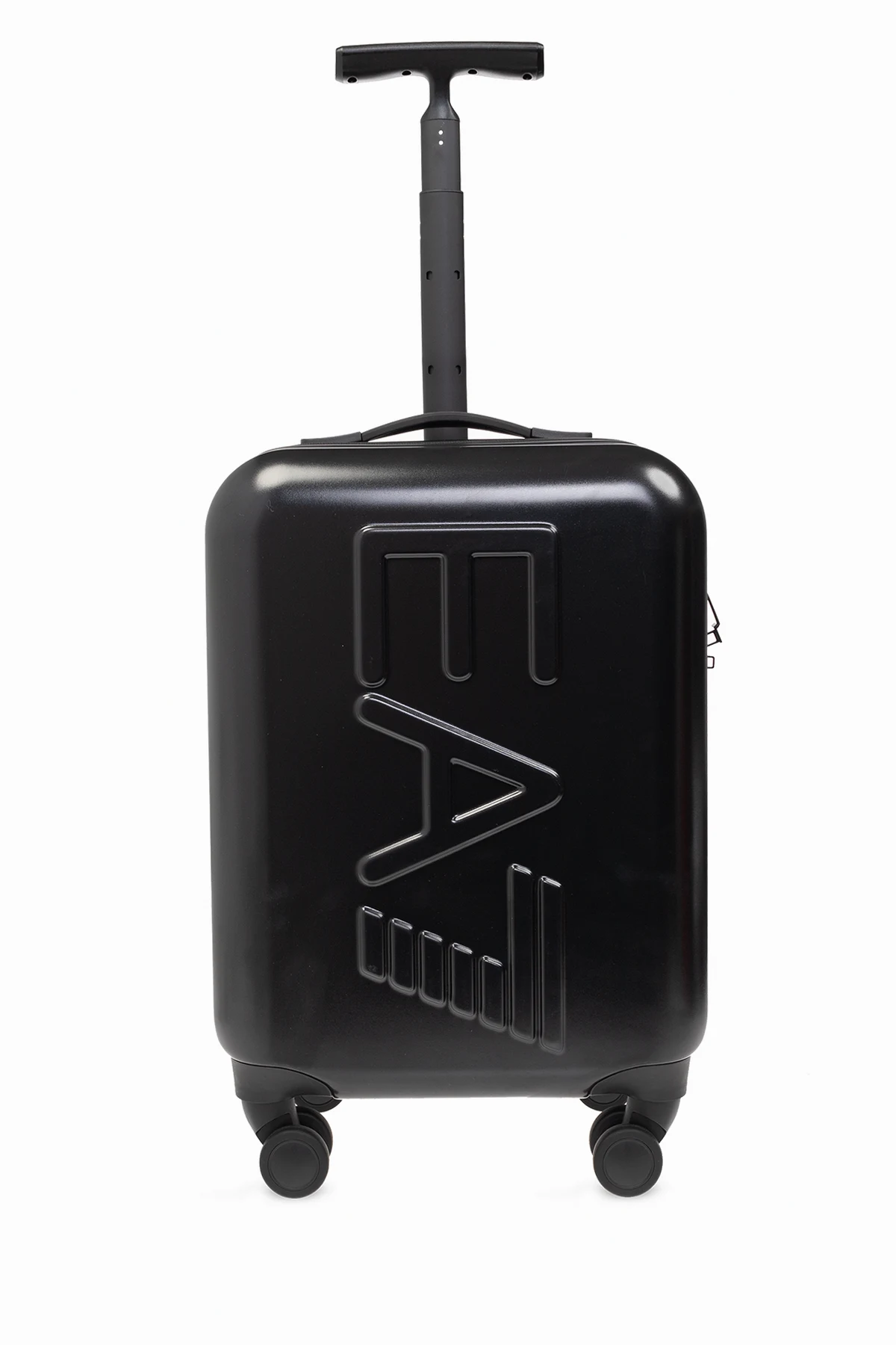 Suitcase with logo