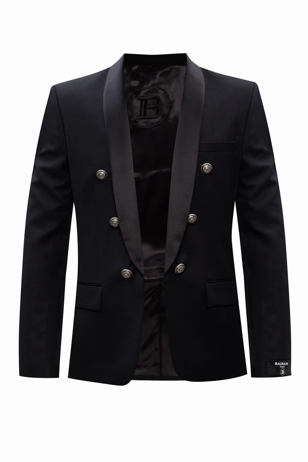 Blazer with decorative buttons