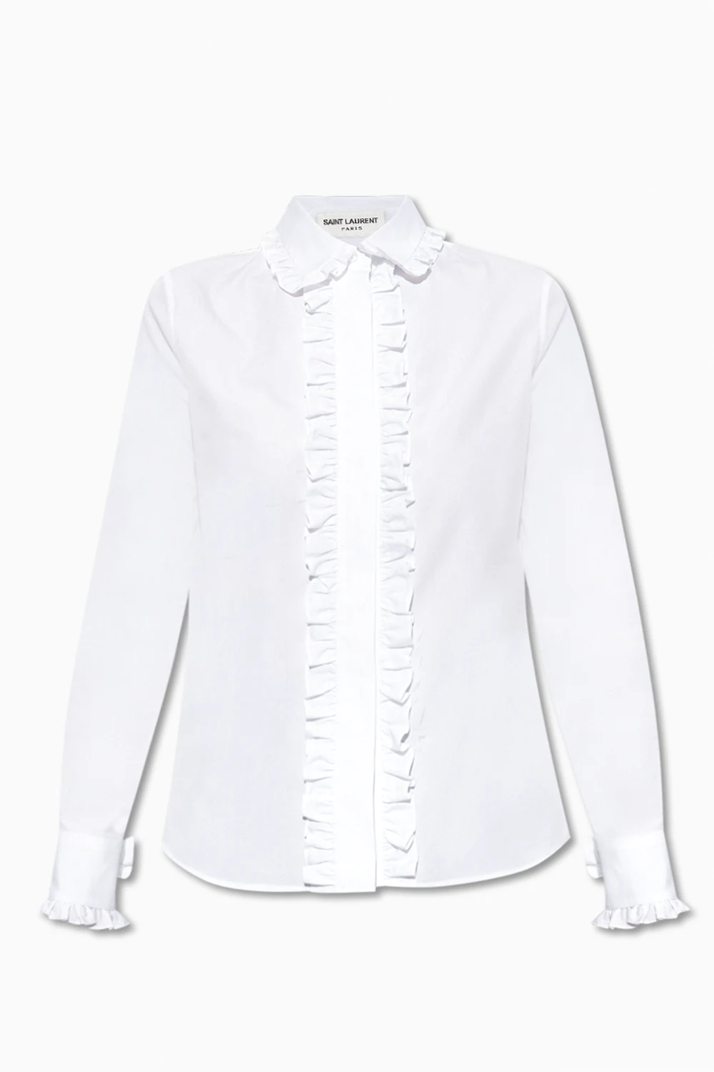 Shirt with ruffles