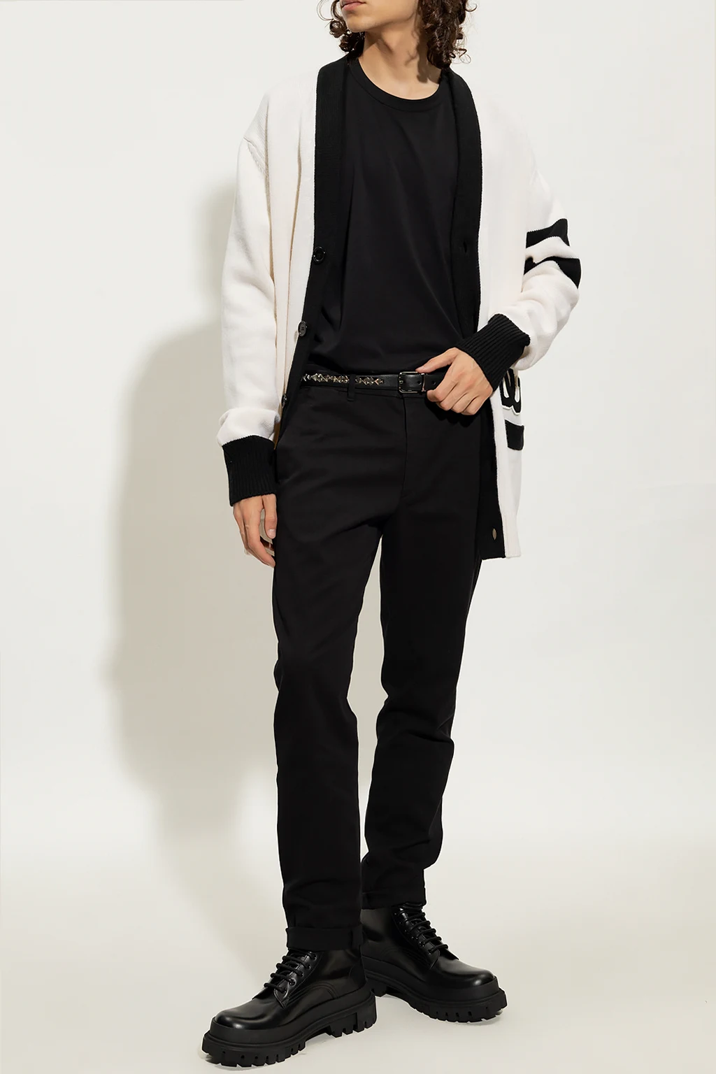 ‘Aros’ trousers with tapered legs