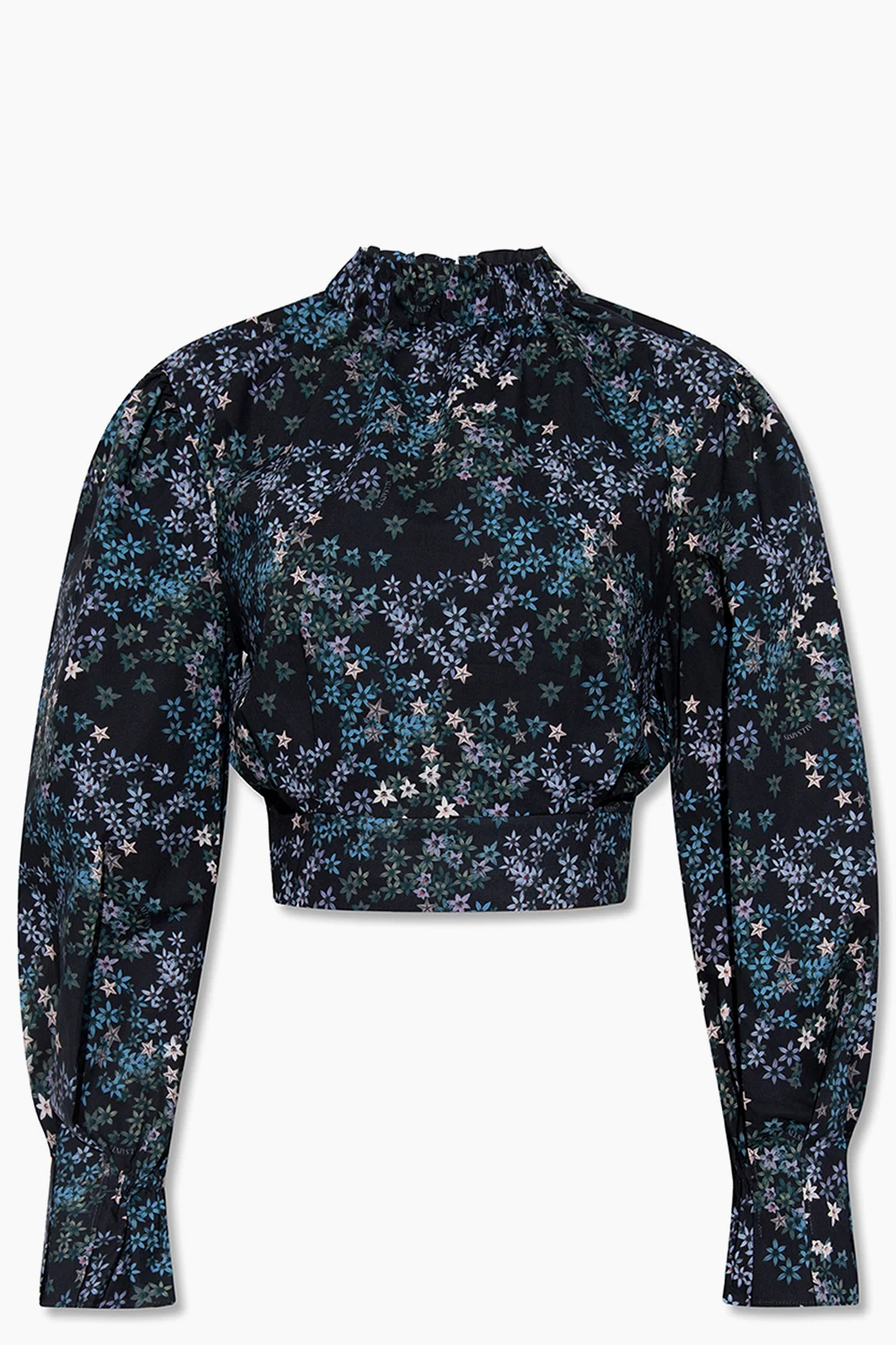 ‘Luna’ top with floral motif