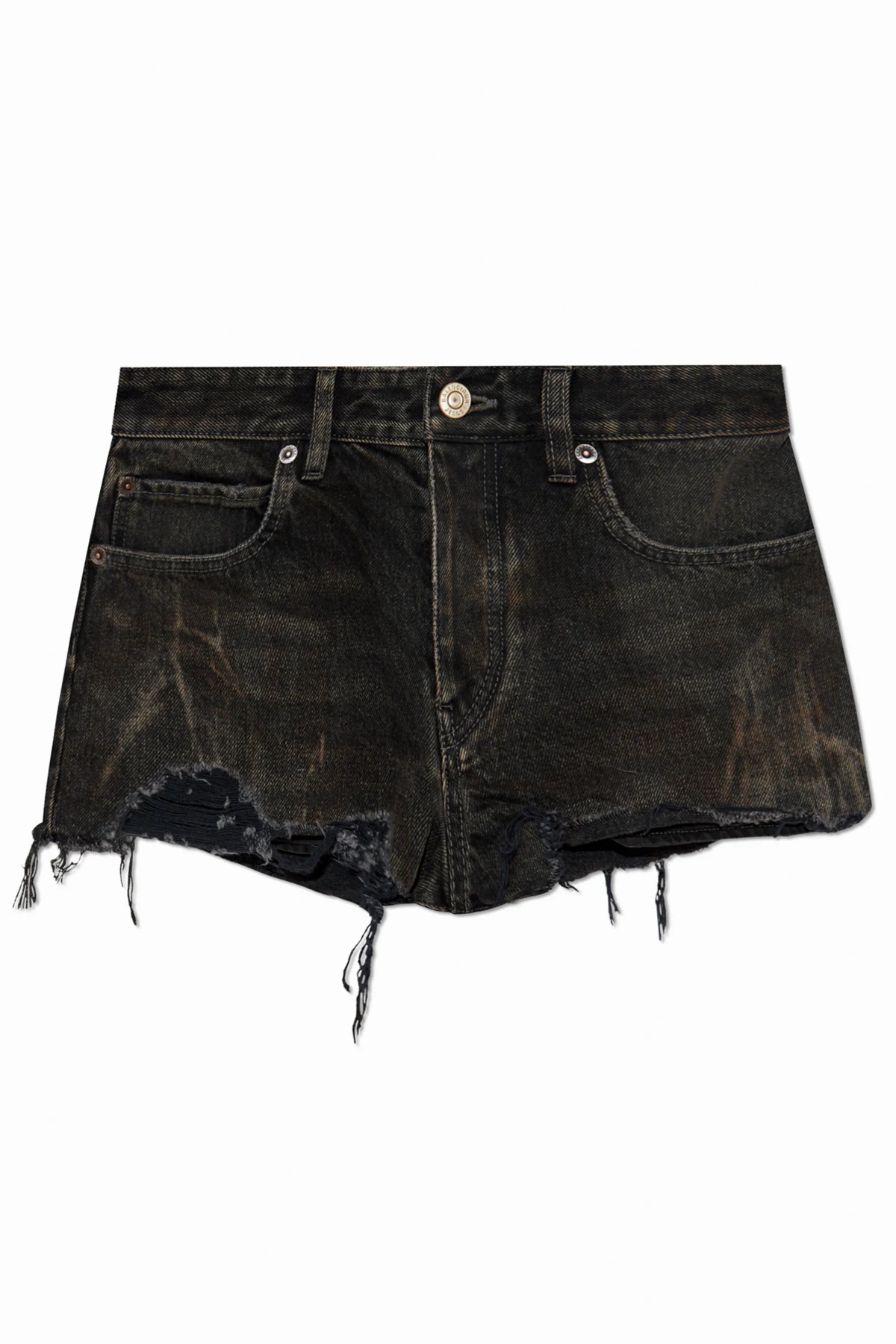 Jeansshorts mit Vintage-Effekt