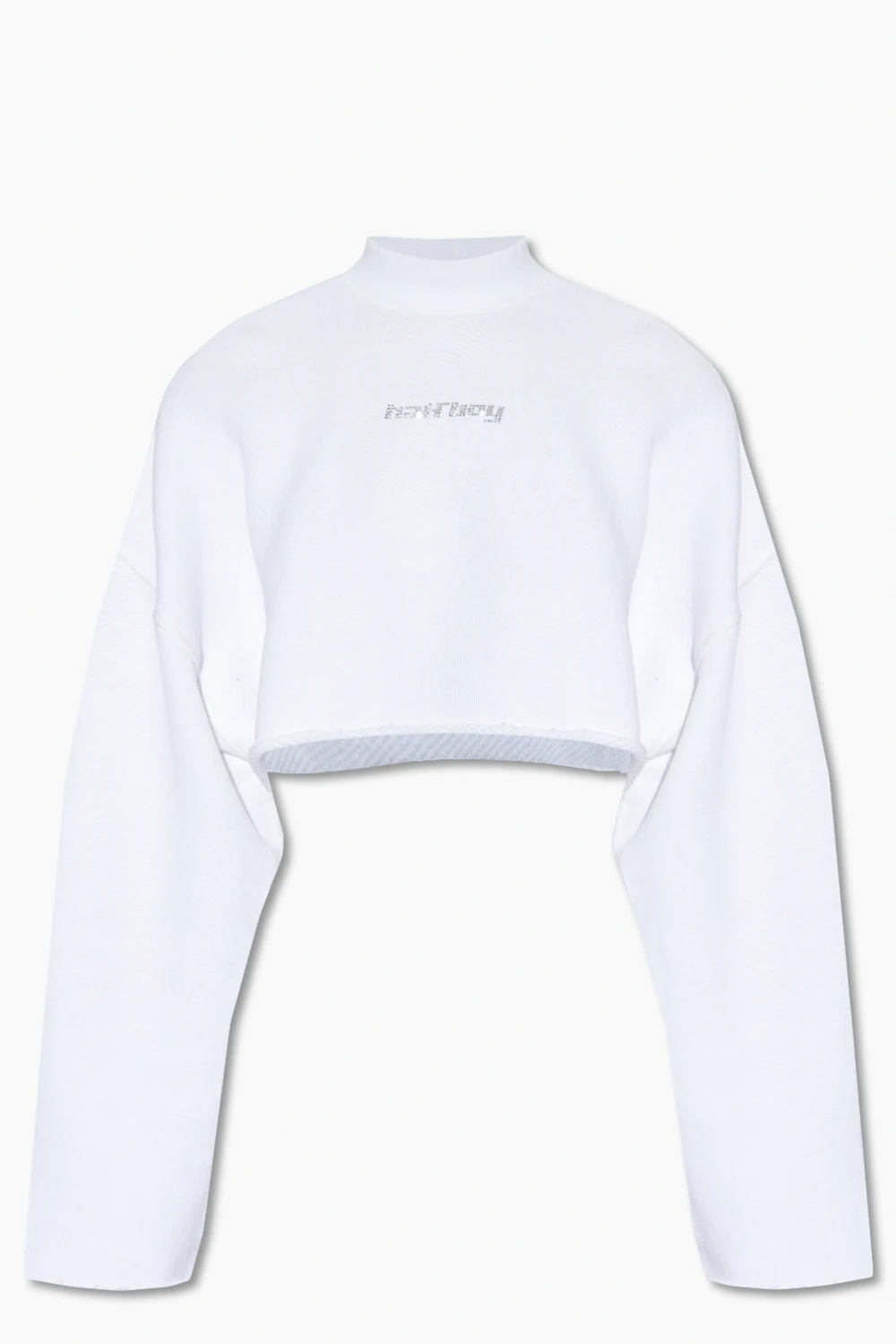 Cropped sweatshirt with logo