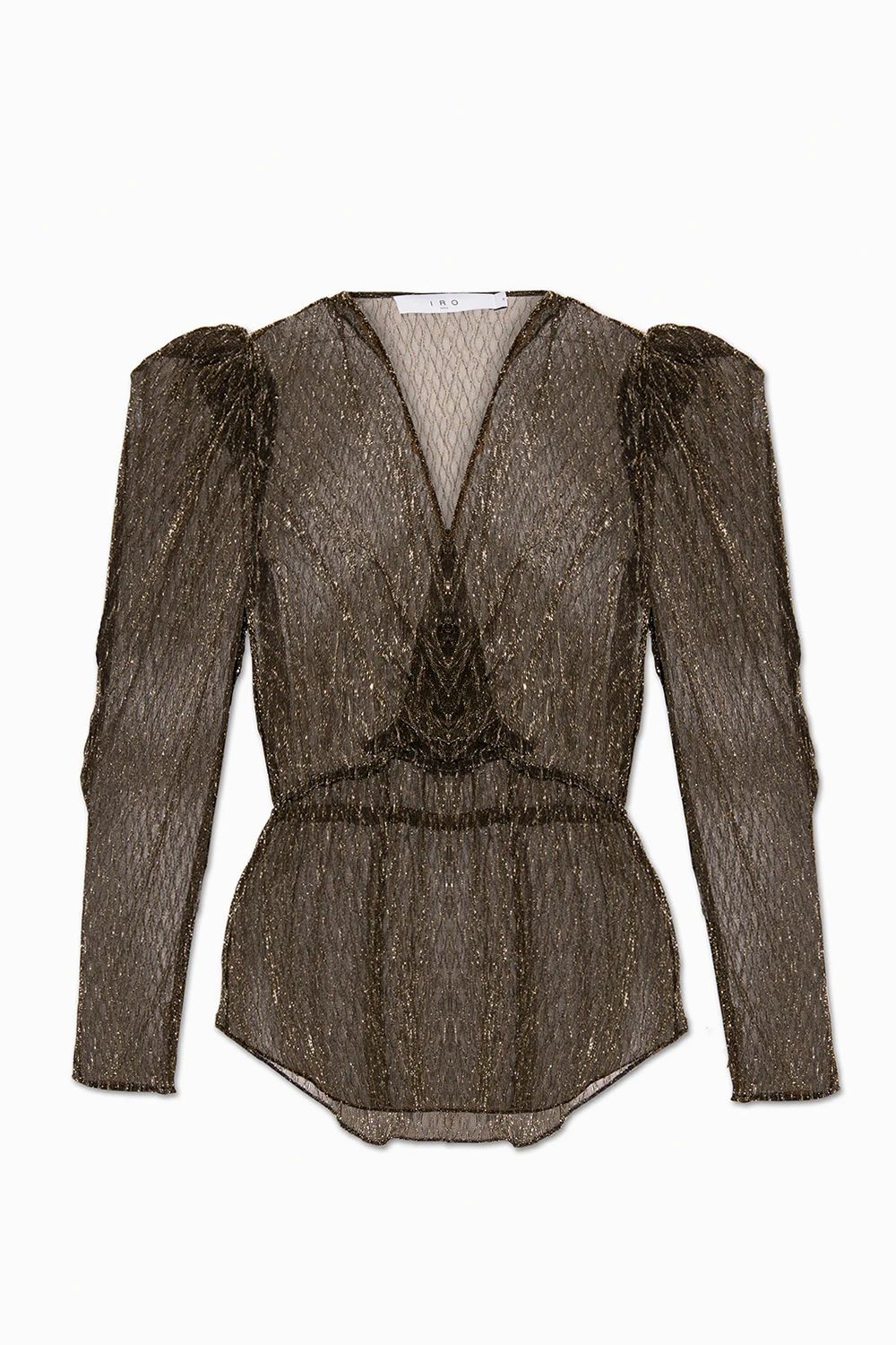 ‘Parwene’ top with puff sleeves