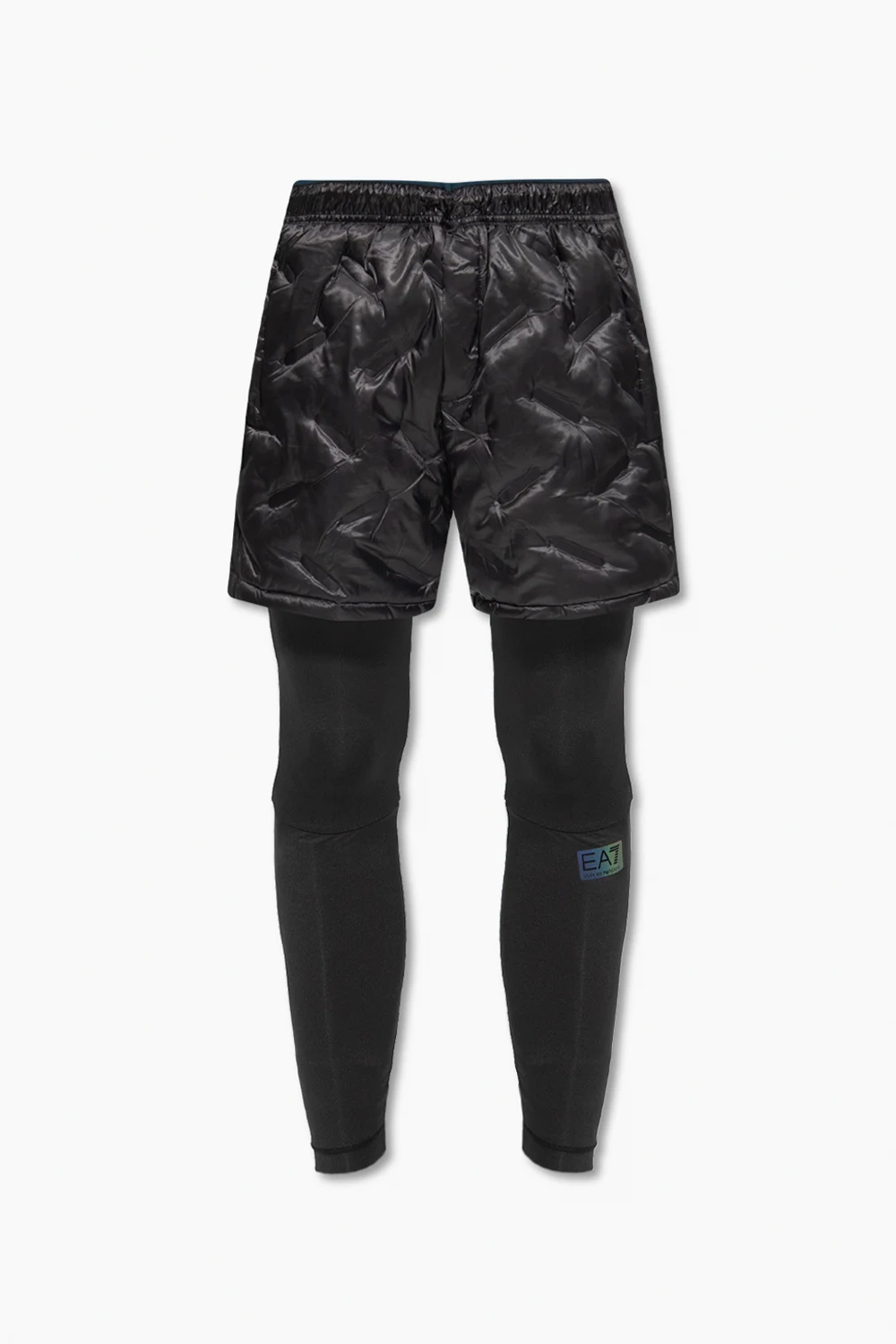 Training leggings with shorts