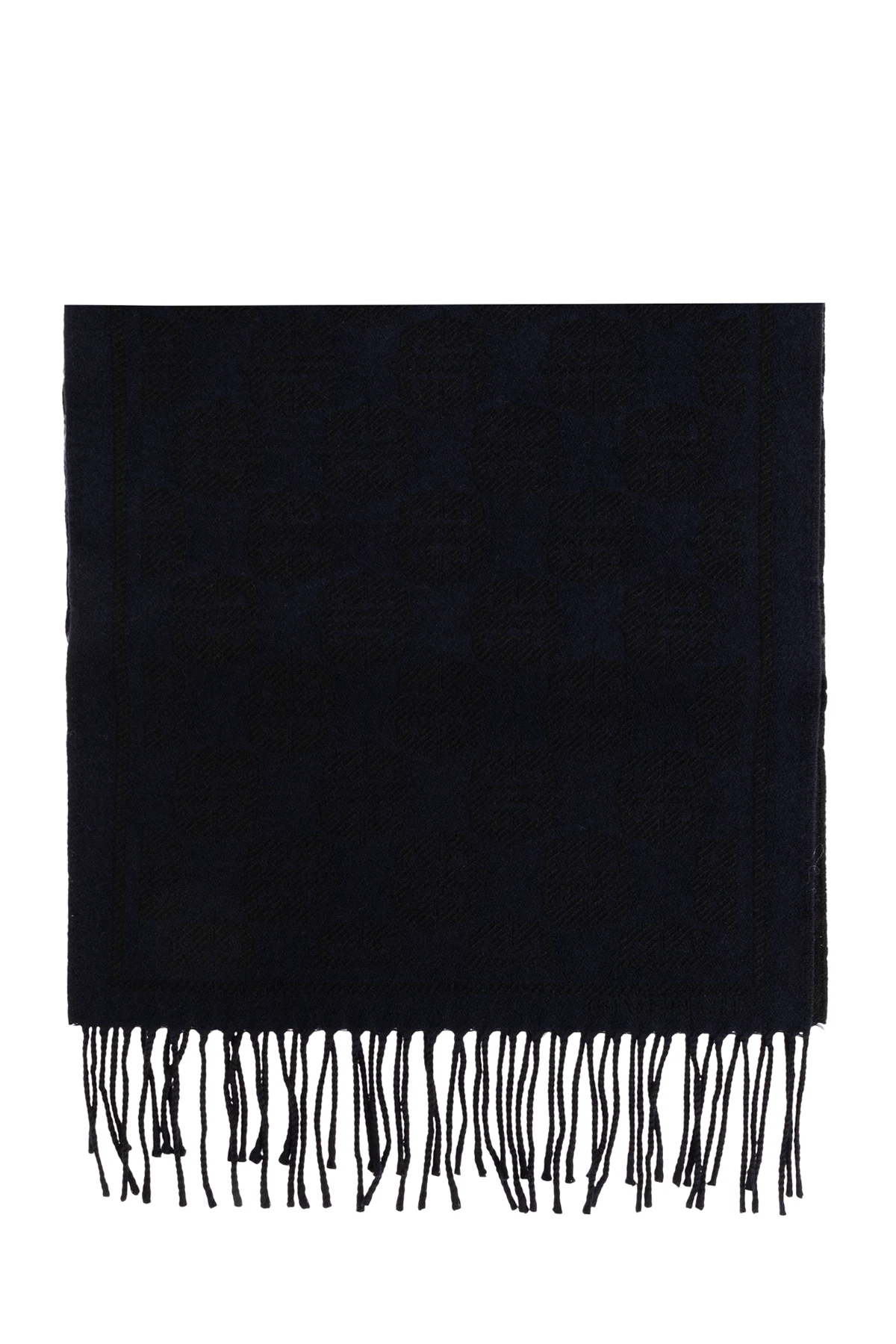BLACK Woolen scarf