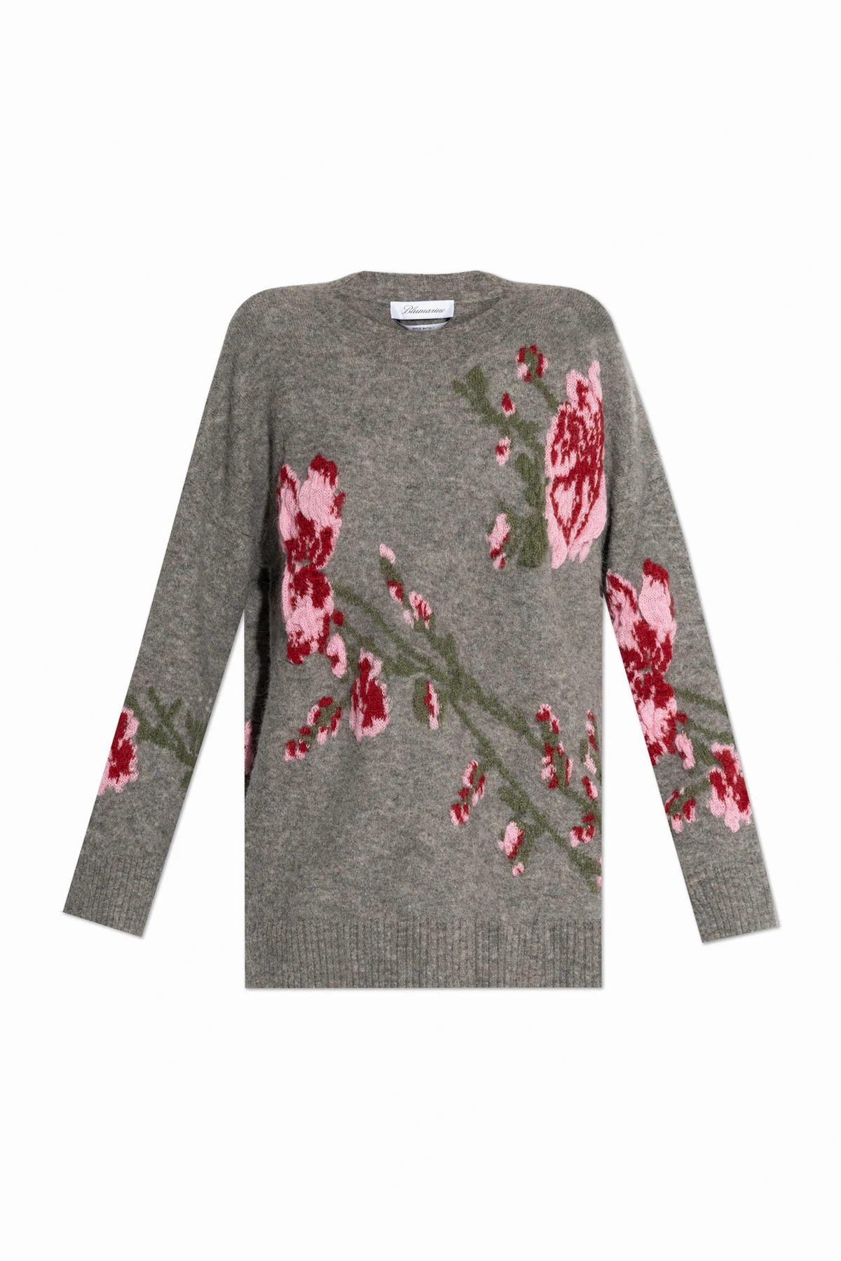 Sweter z motywem kwiatowym