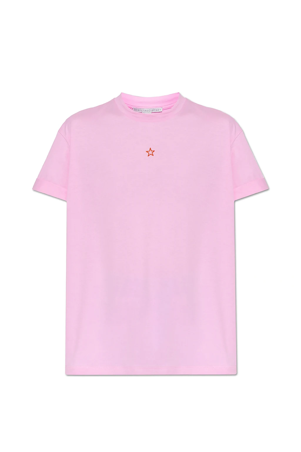 T-shirt z wyszytym wzorem