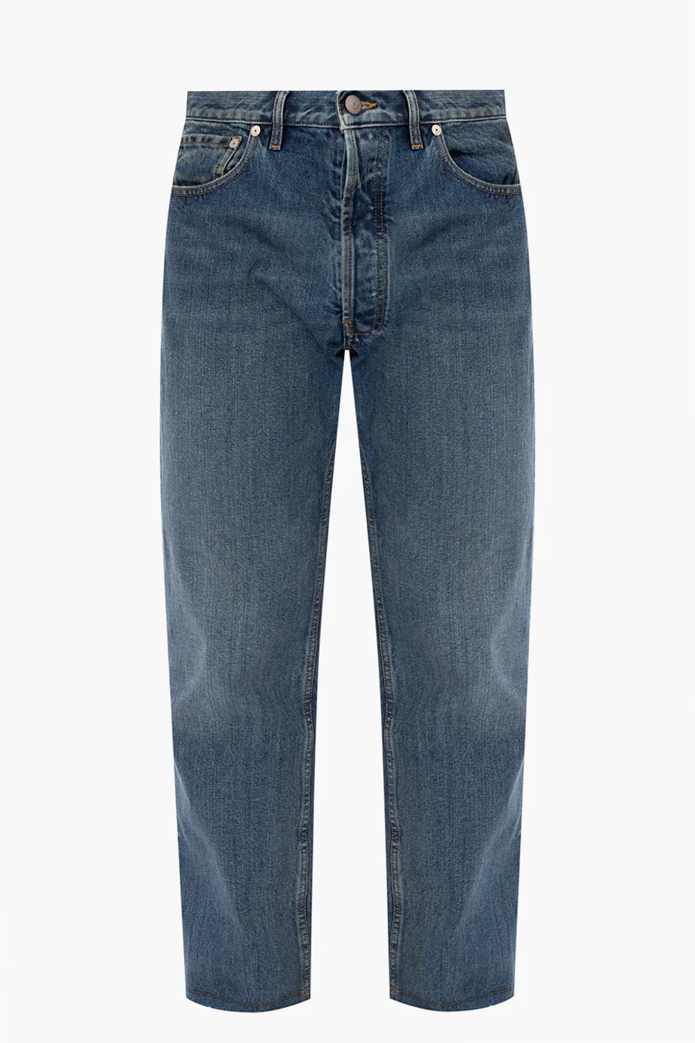 Jeansy z surowym wykończeniem