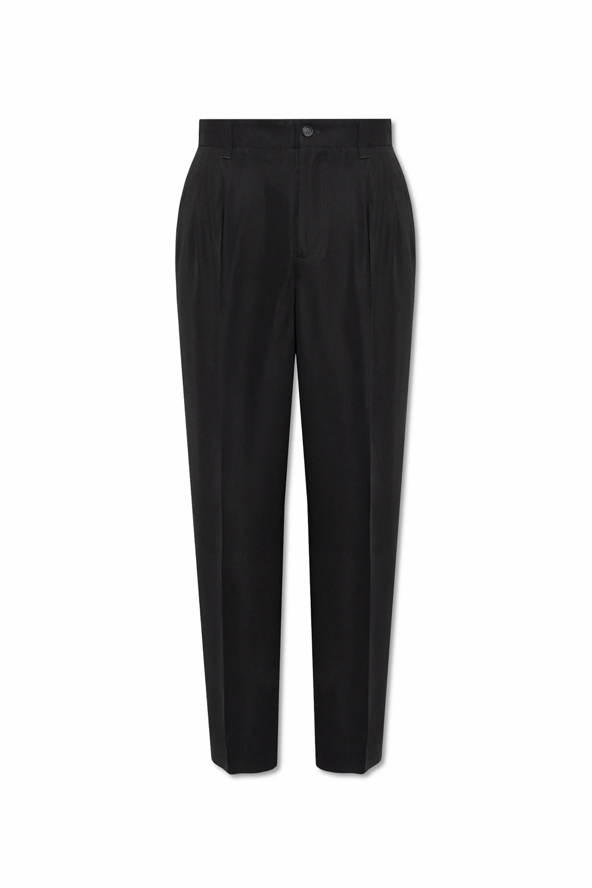 ‘Isiah’ pleat-front trousers