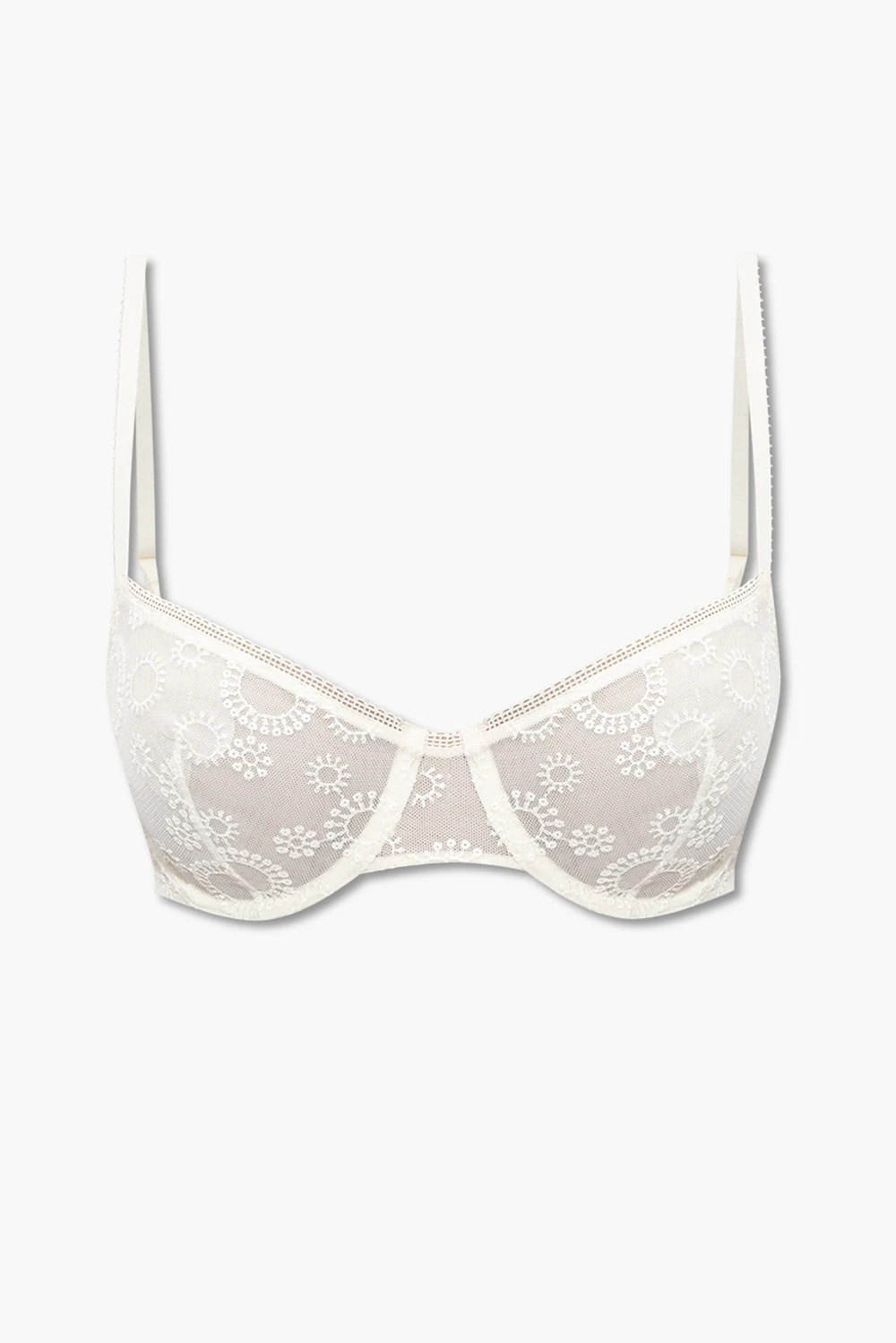 Bra with sun pattern