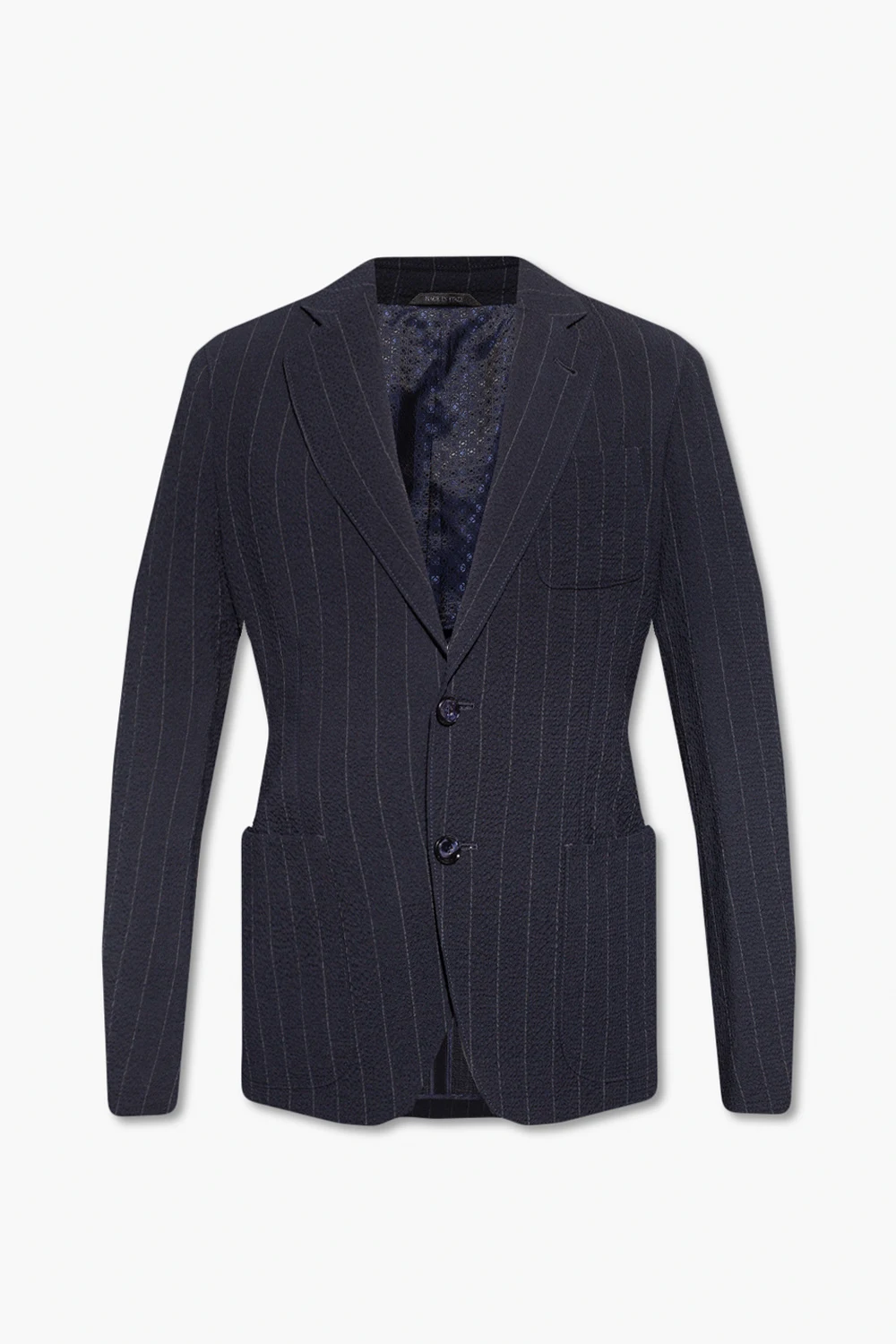 Pinstriped blazer