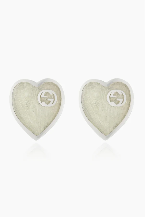 SILBER Ohrringe mit Logo