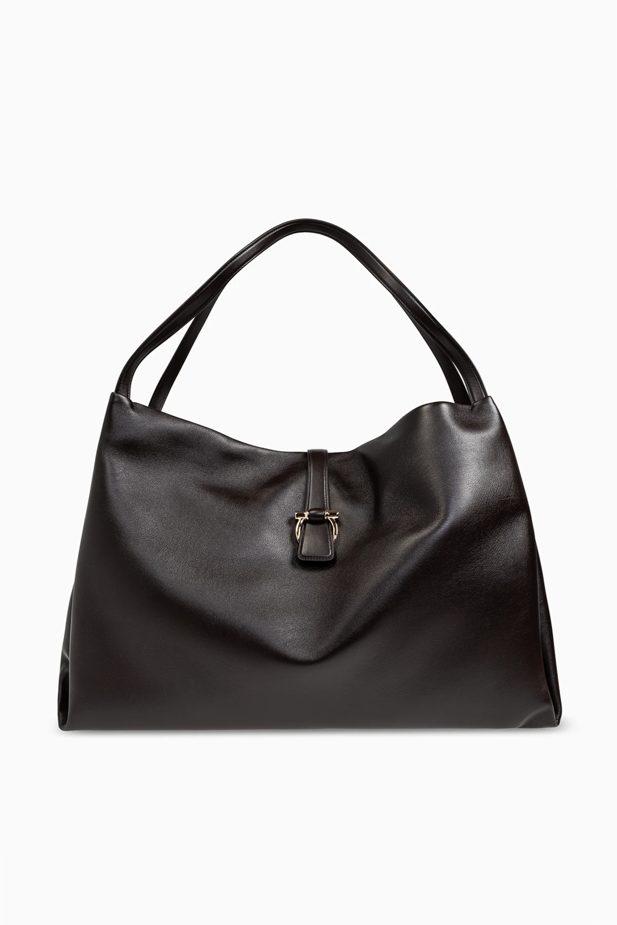 BROWN shopper type bag