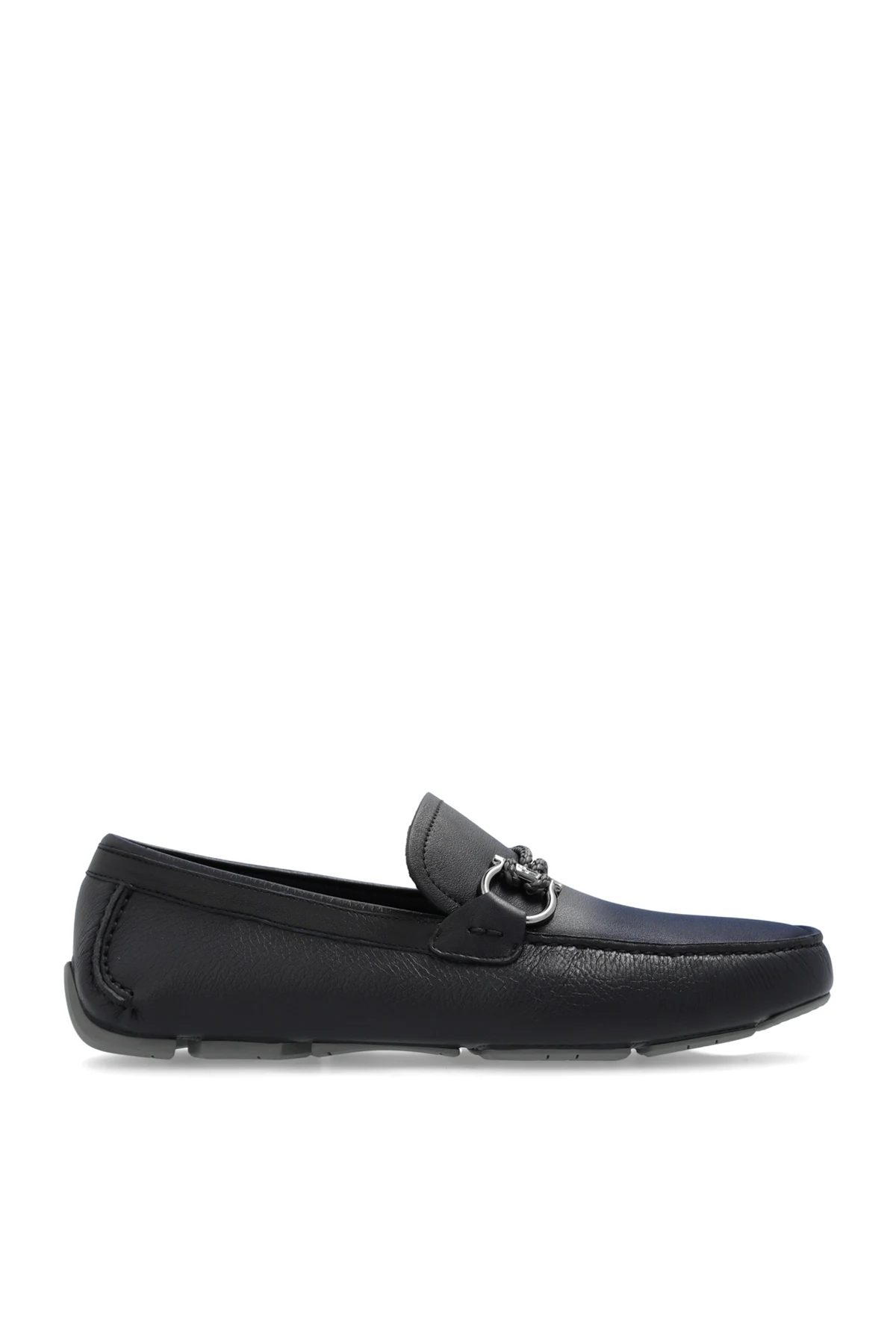 NAVY BLUE Moccasins 'Front'