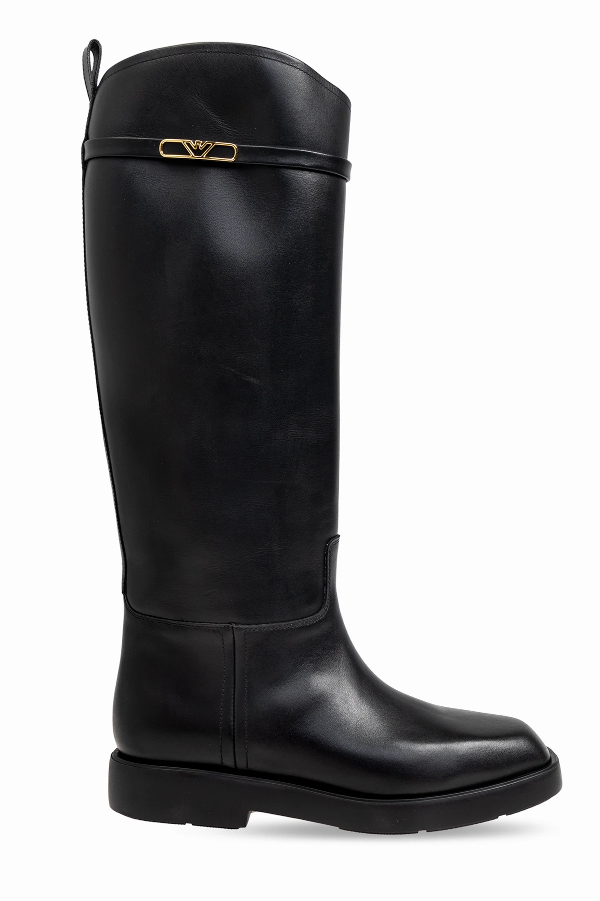 Leather boots