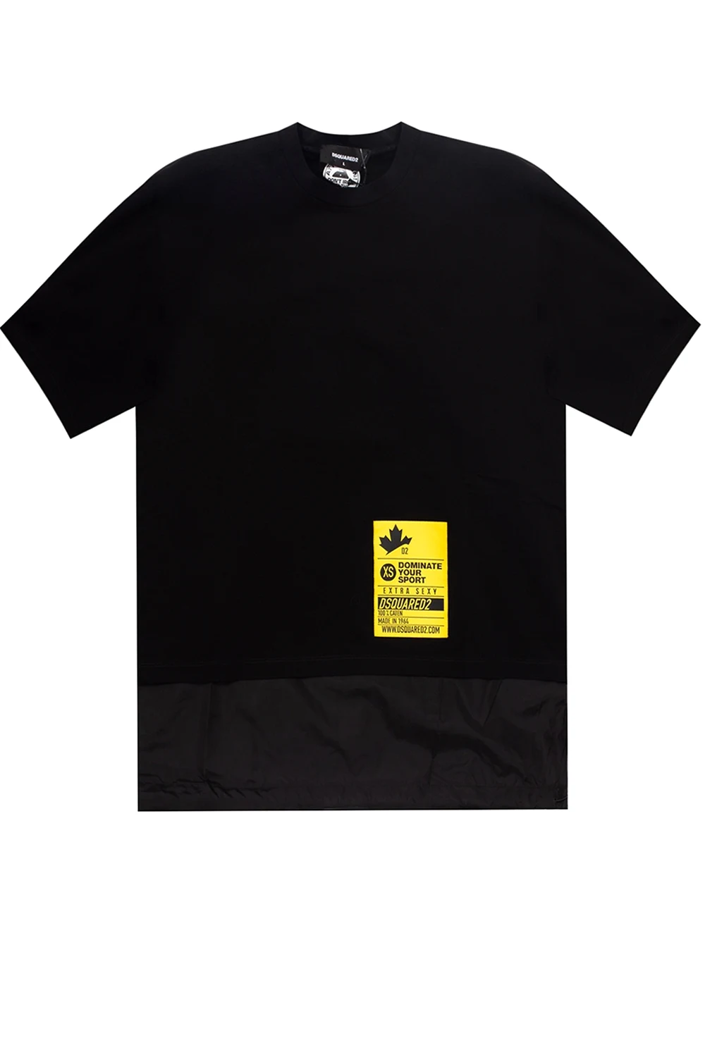 Double-layered T-shirt with logo
