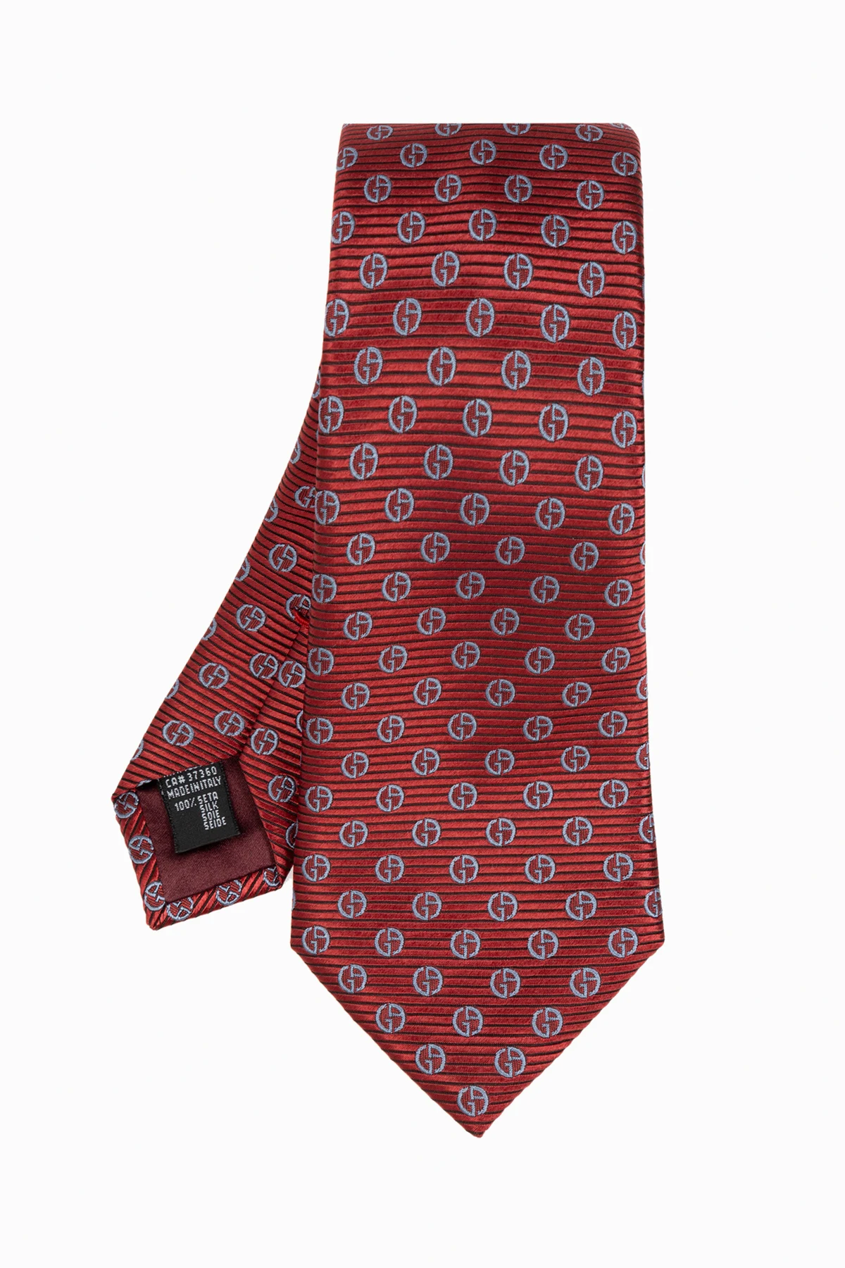 Tie with monogram