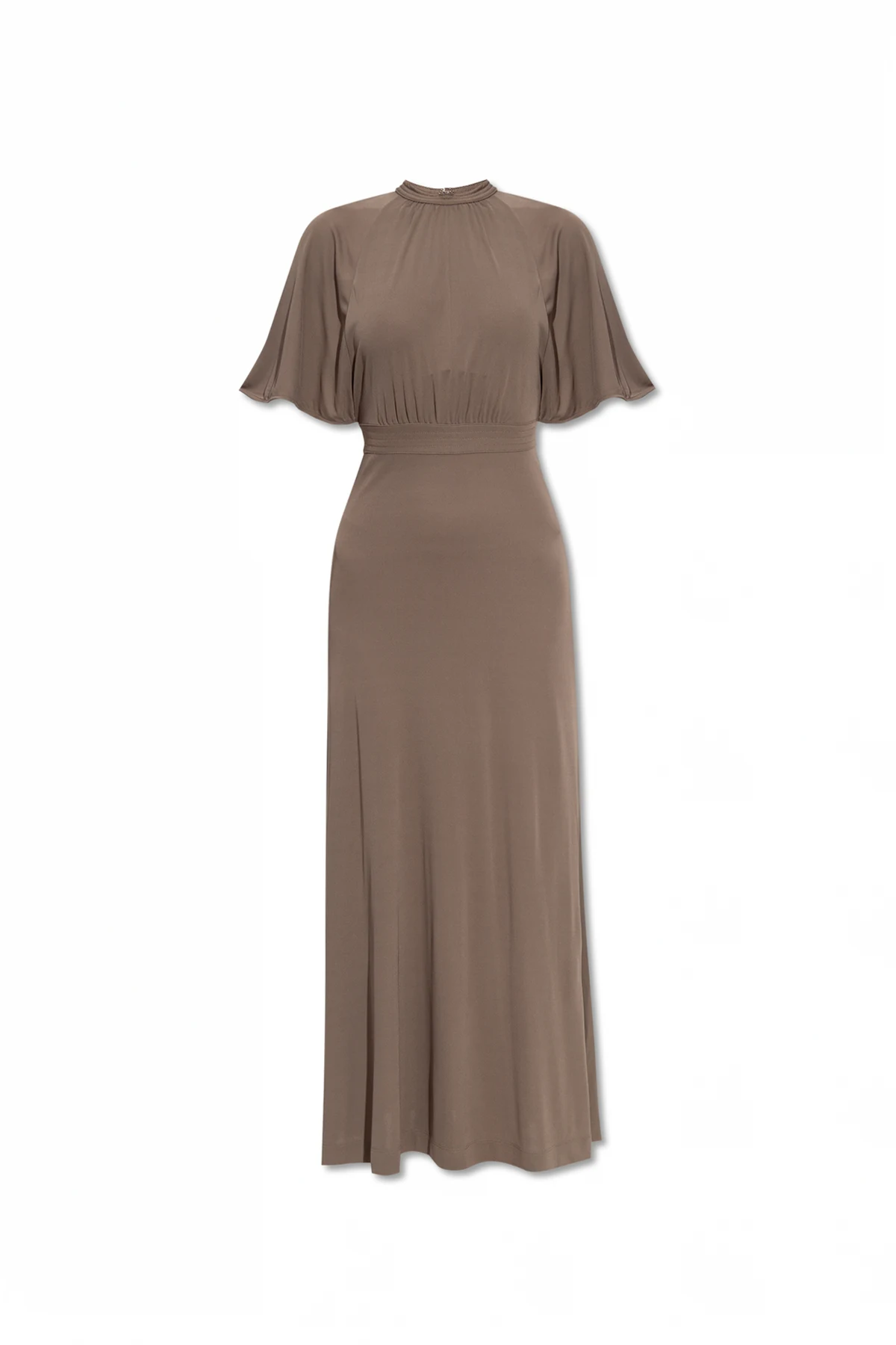 Dress with short sleeves