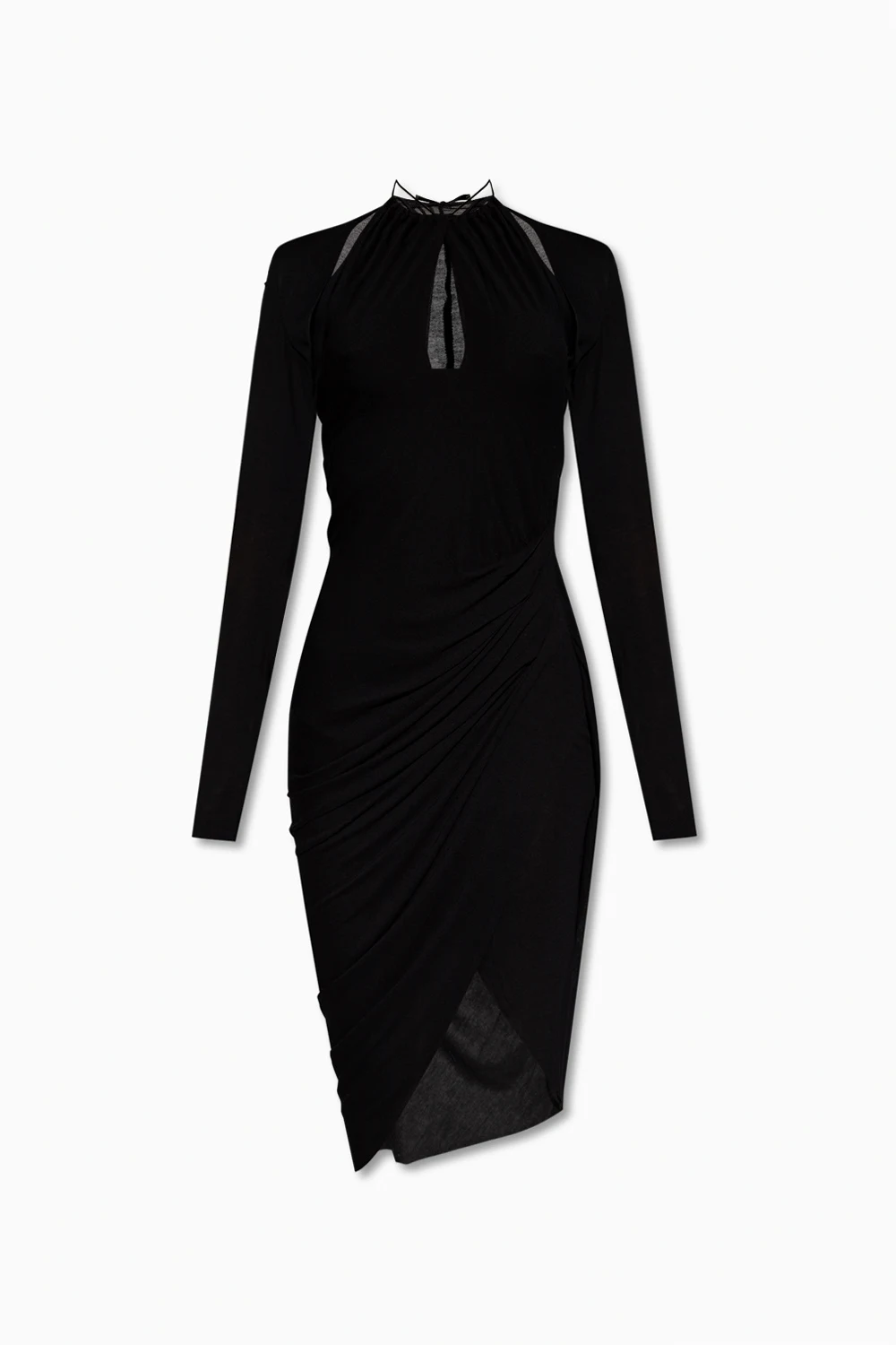 Sukienka z asymetrycznym wykończeniem