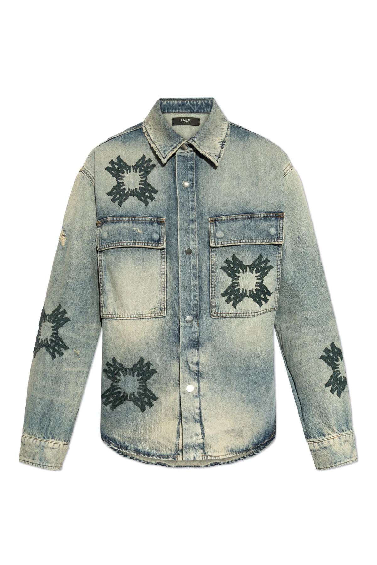 Jeansowa koszula typu `oversize`