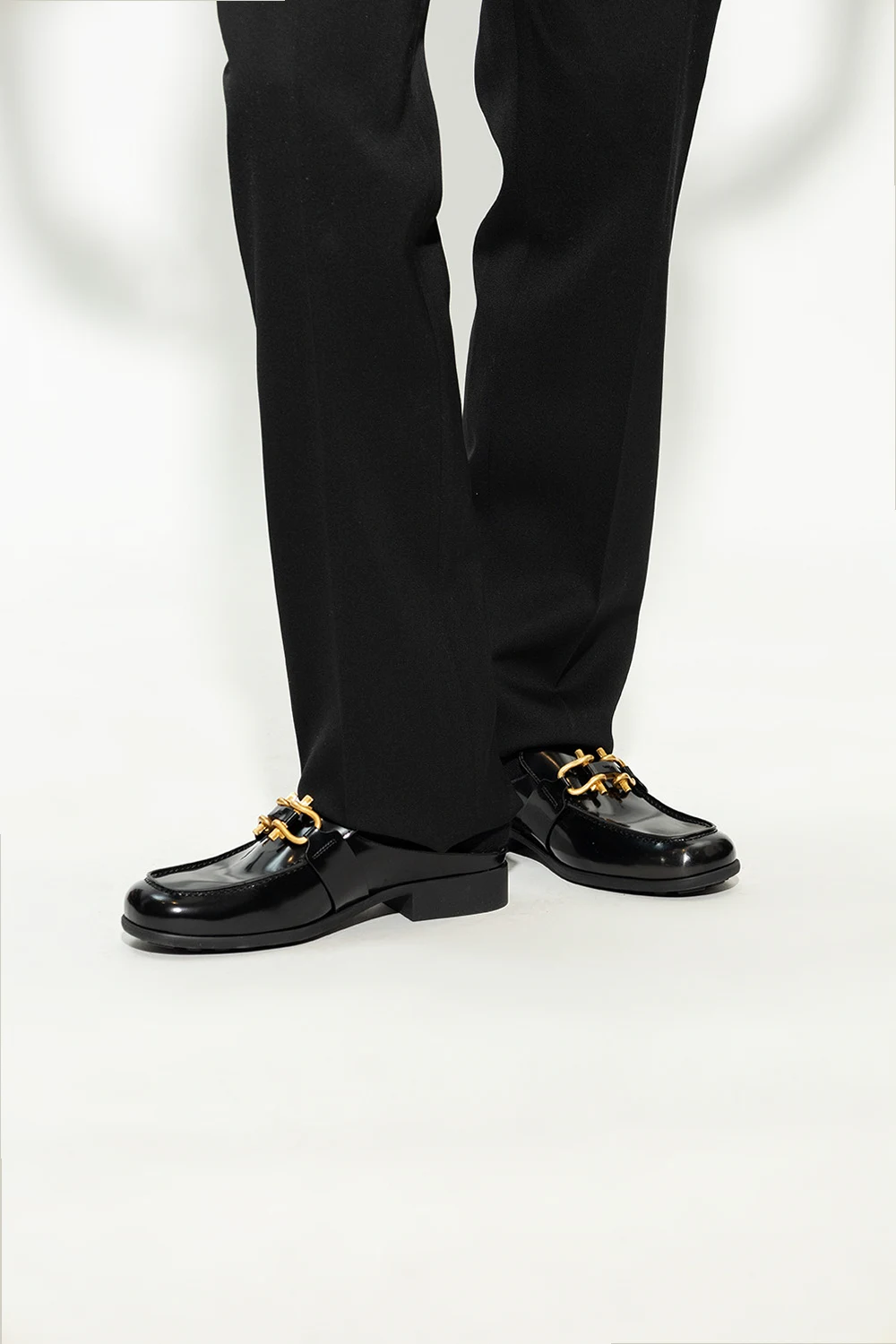 Skórzane klapki ‘Level’