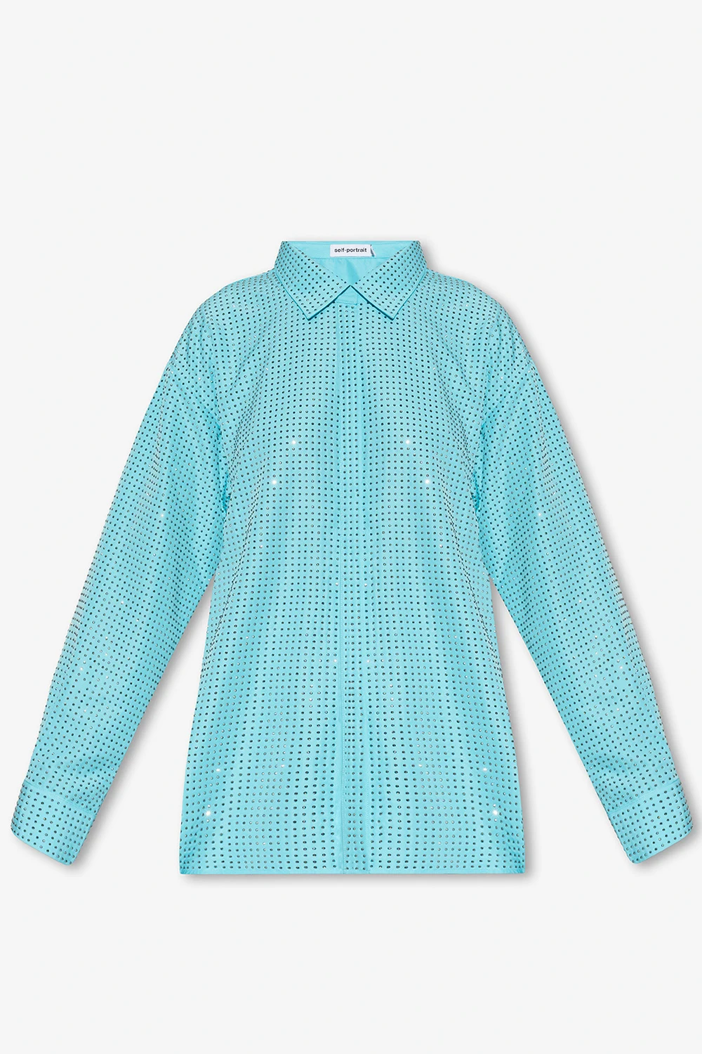 Shirt with appliqués