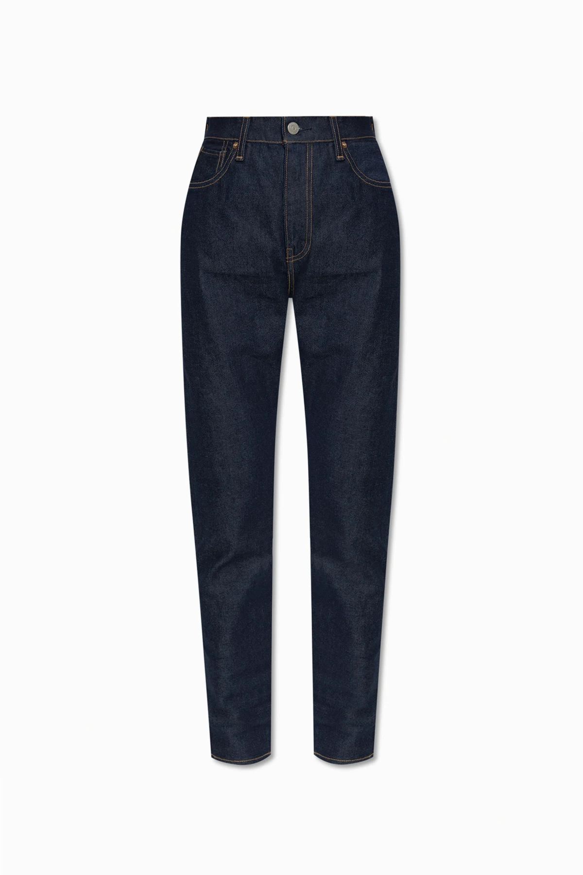 High-rise slim-fit jeans