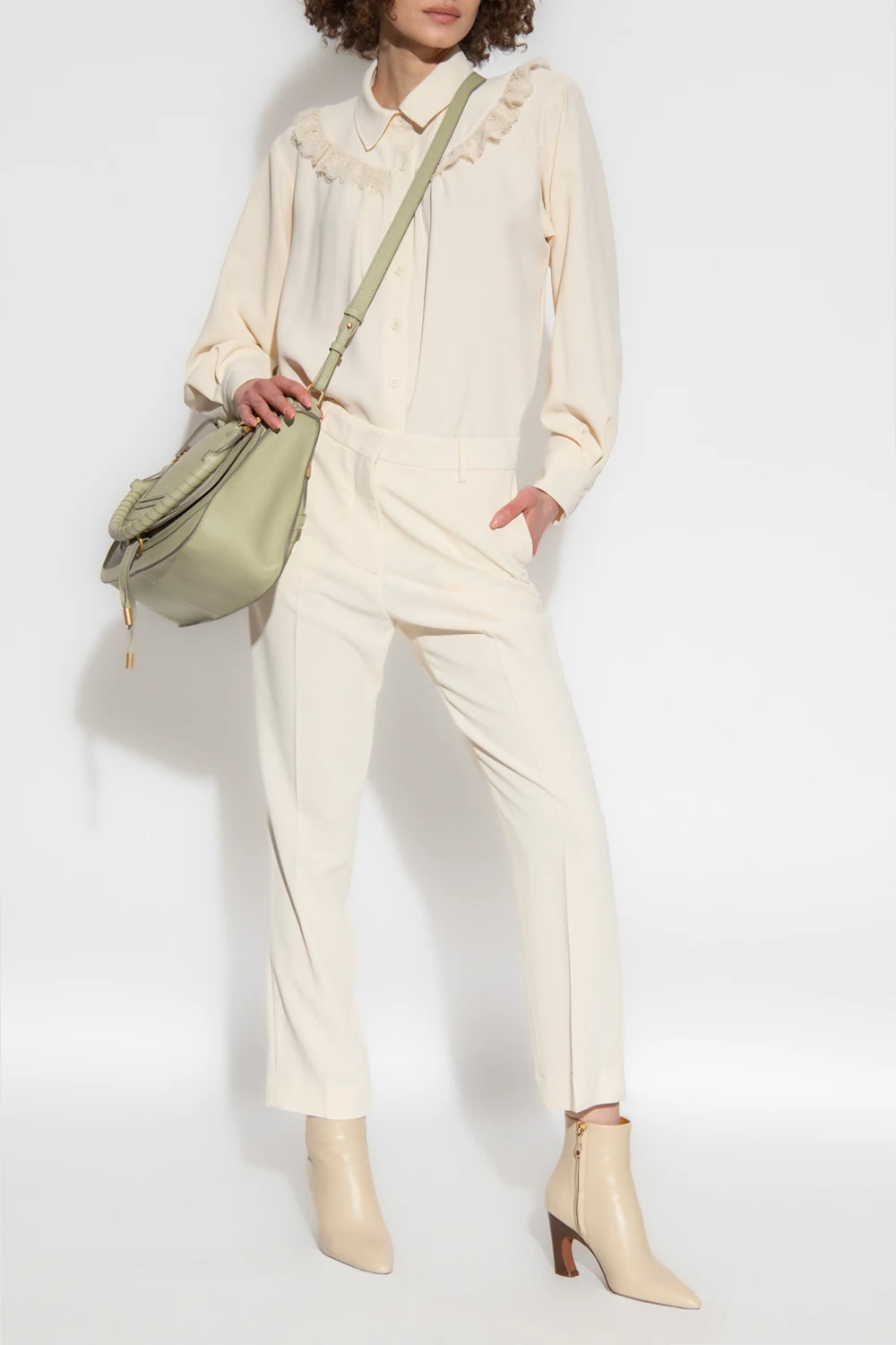 High-rise trousers