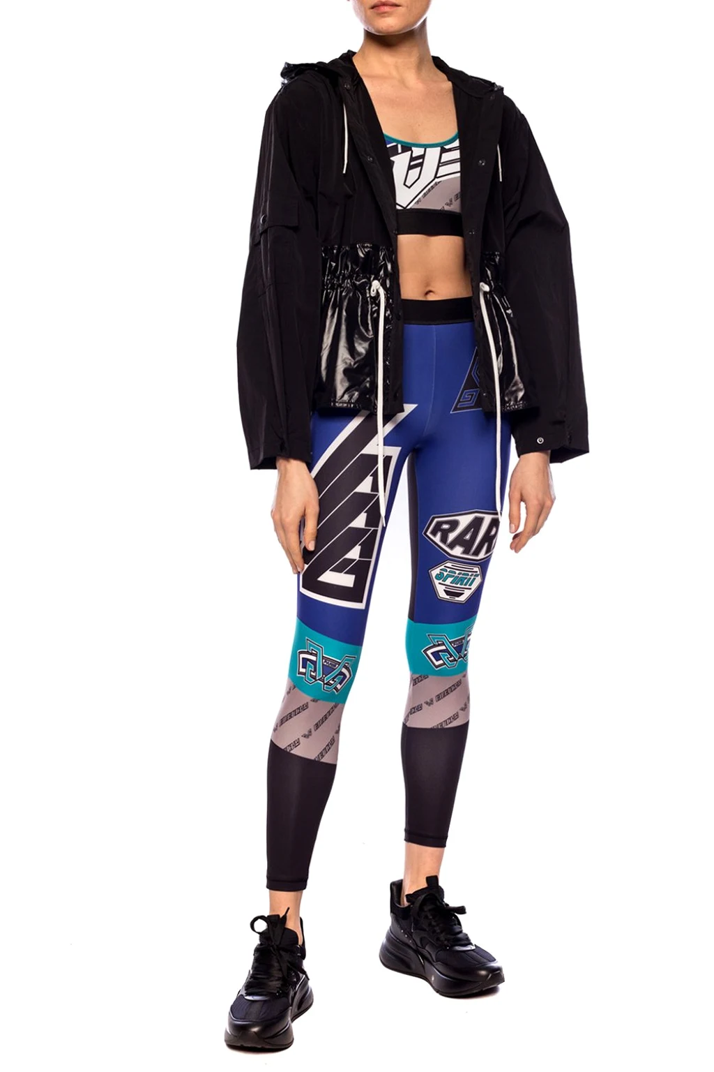 Patterned sports bra