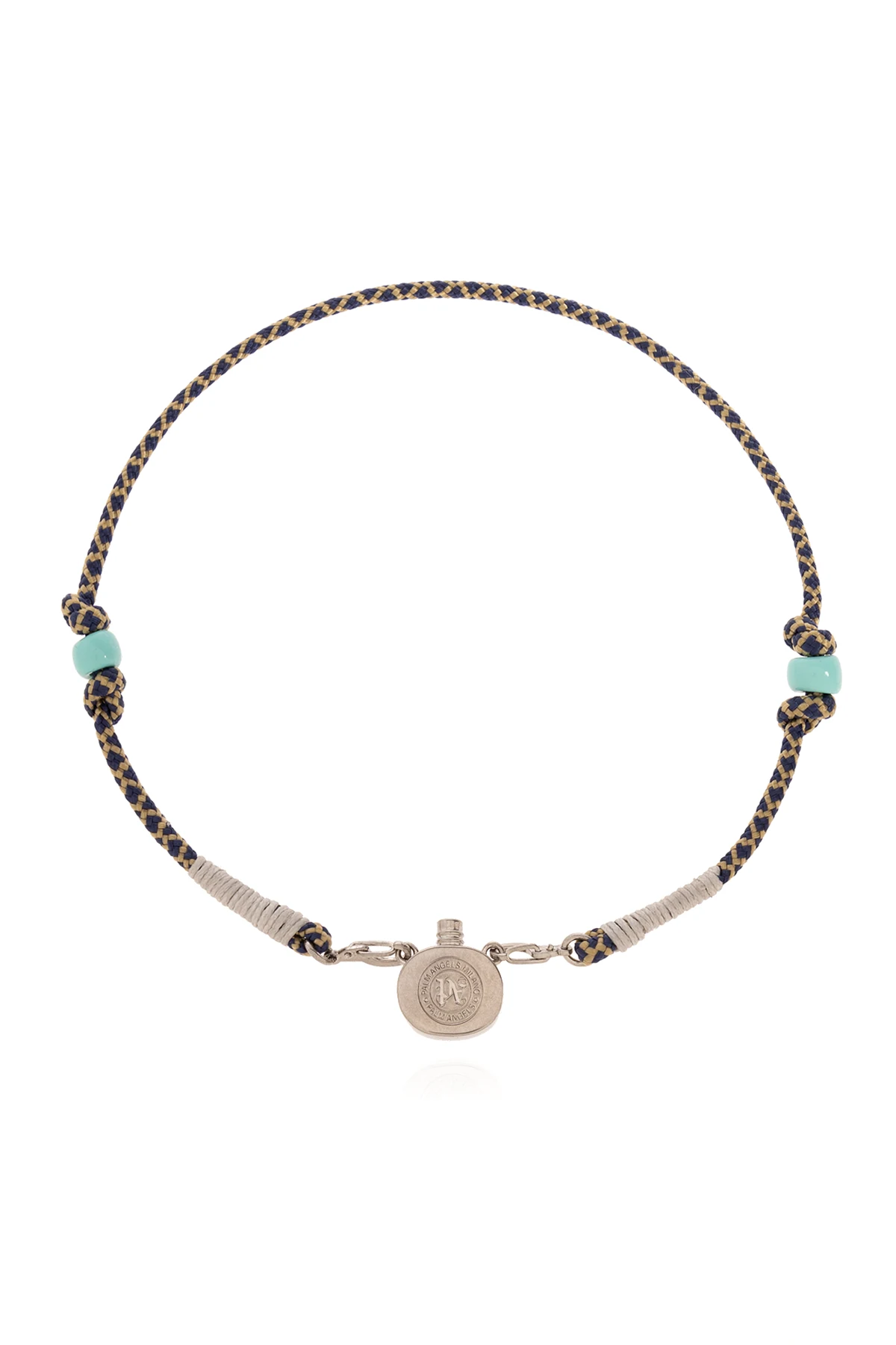 Choker with logo charm