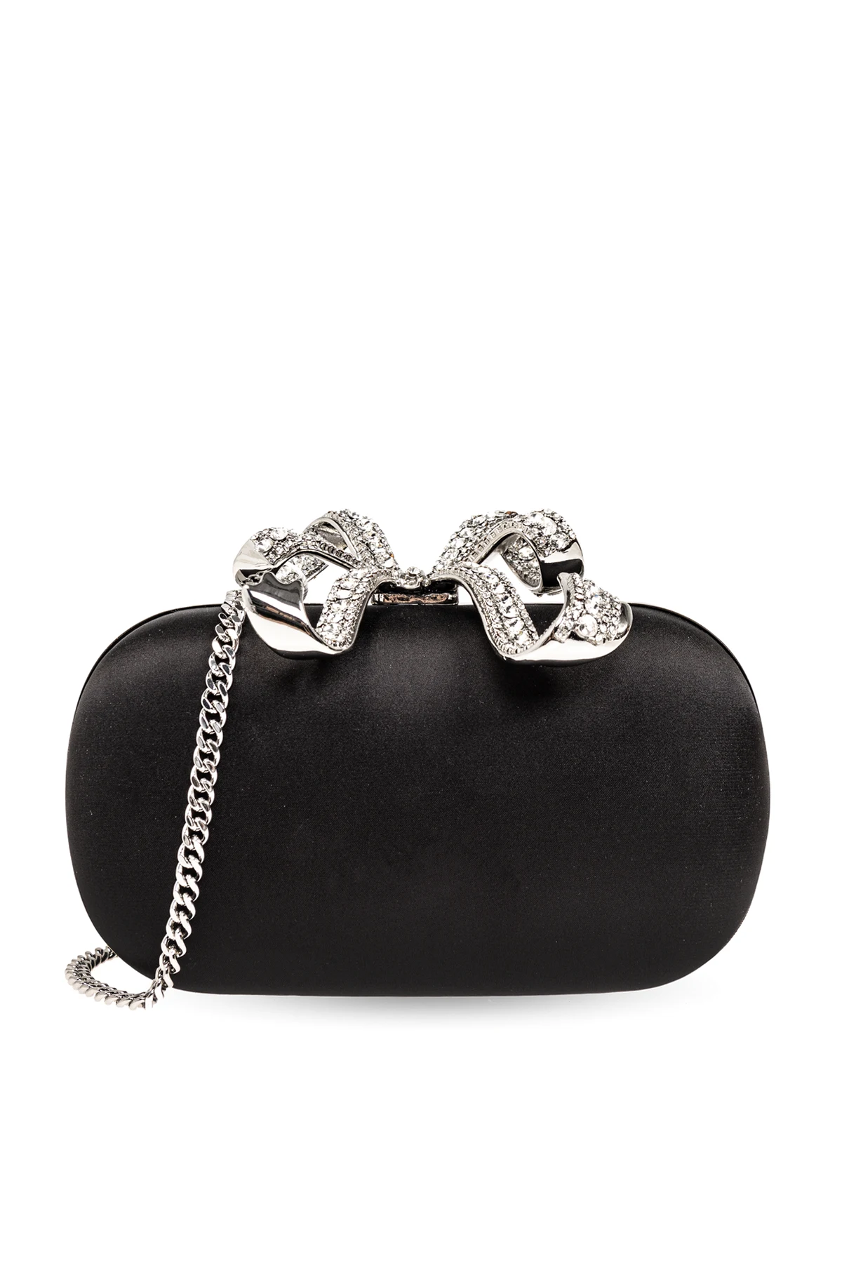 Satin shoulder bag 'Bow'