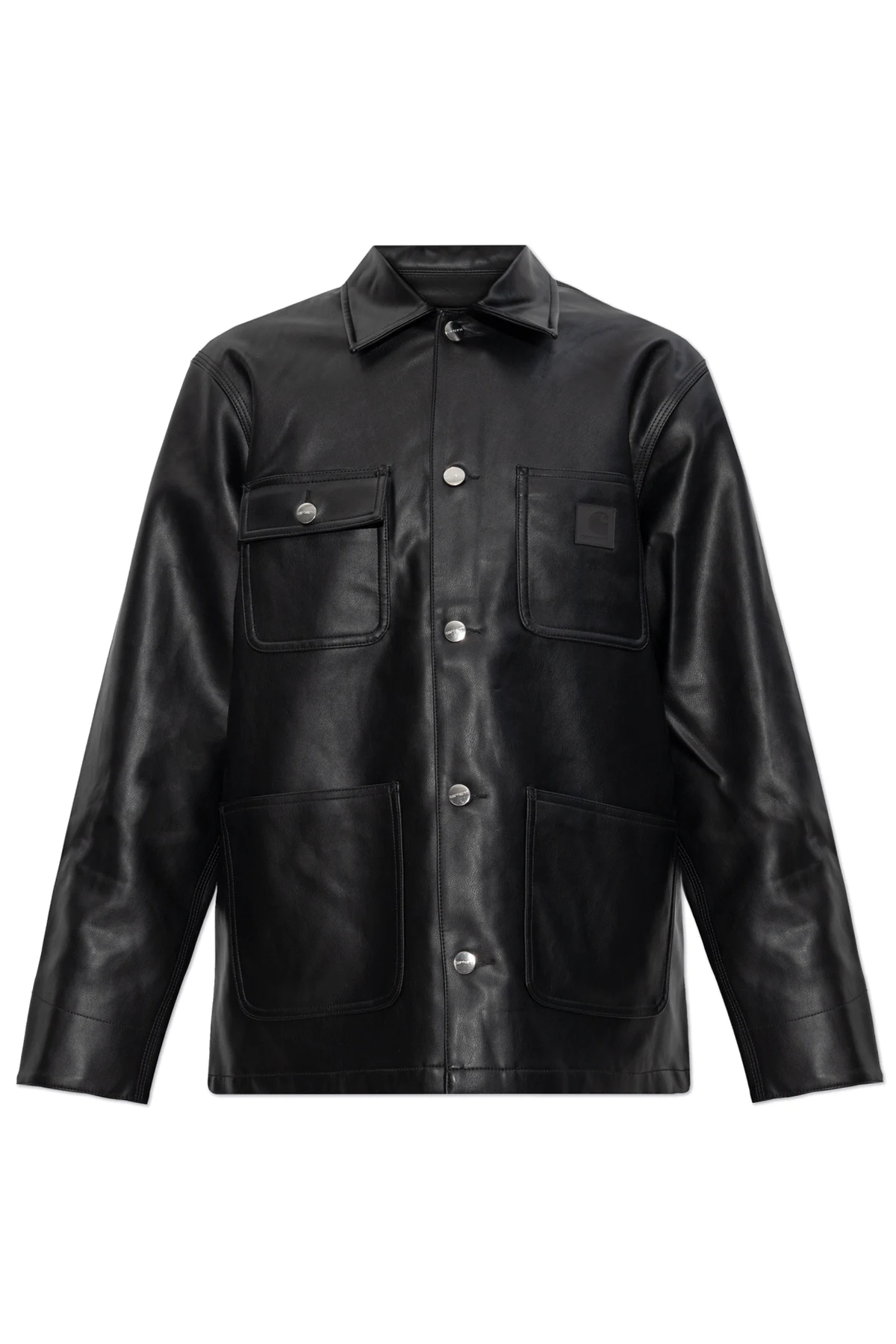BLACK Jacket made of eco leather