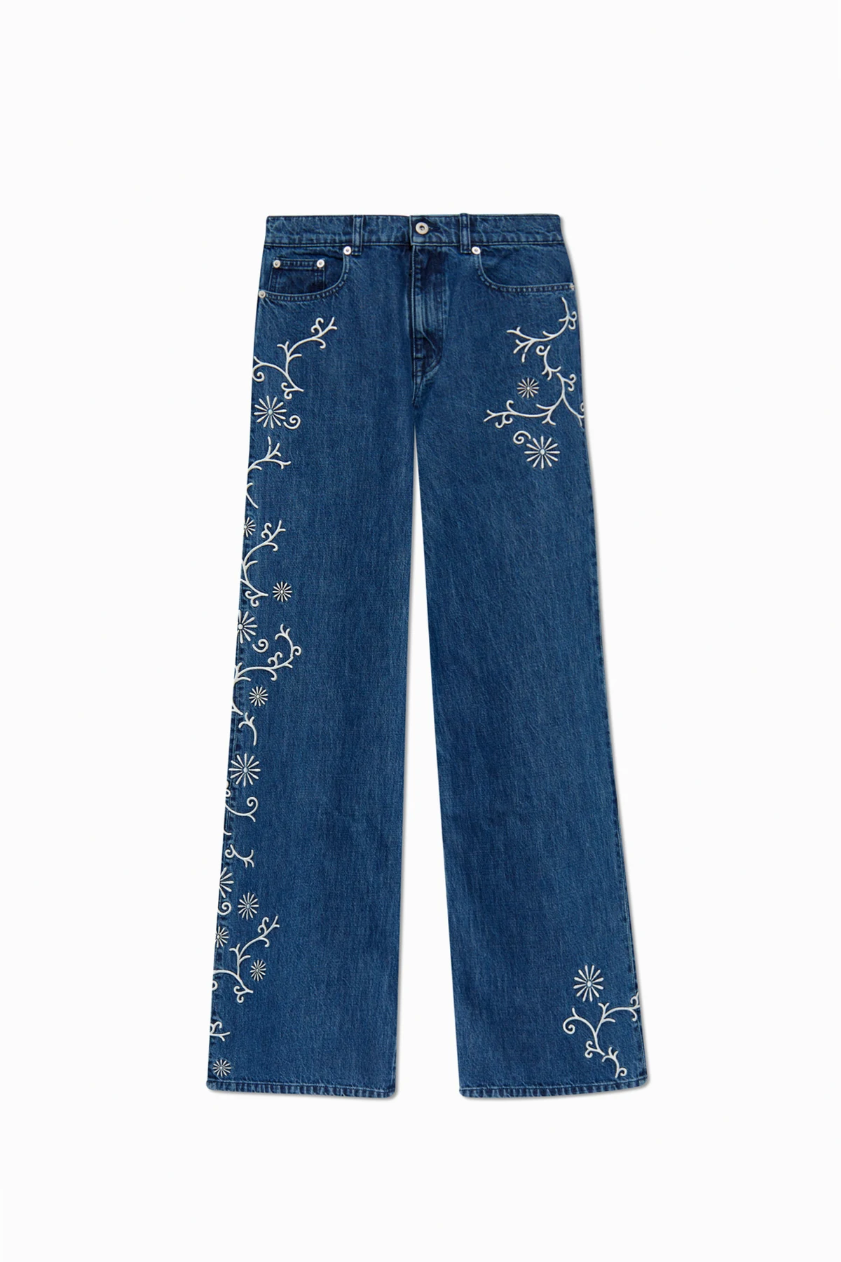 Jeans mit weitem Bein