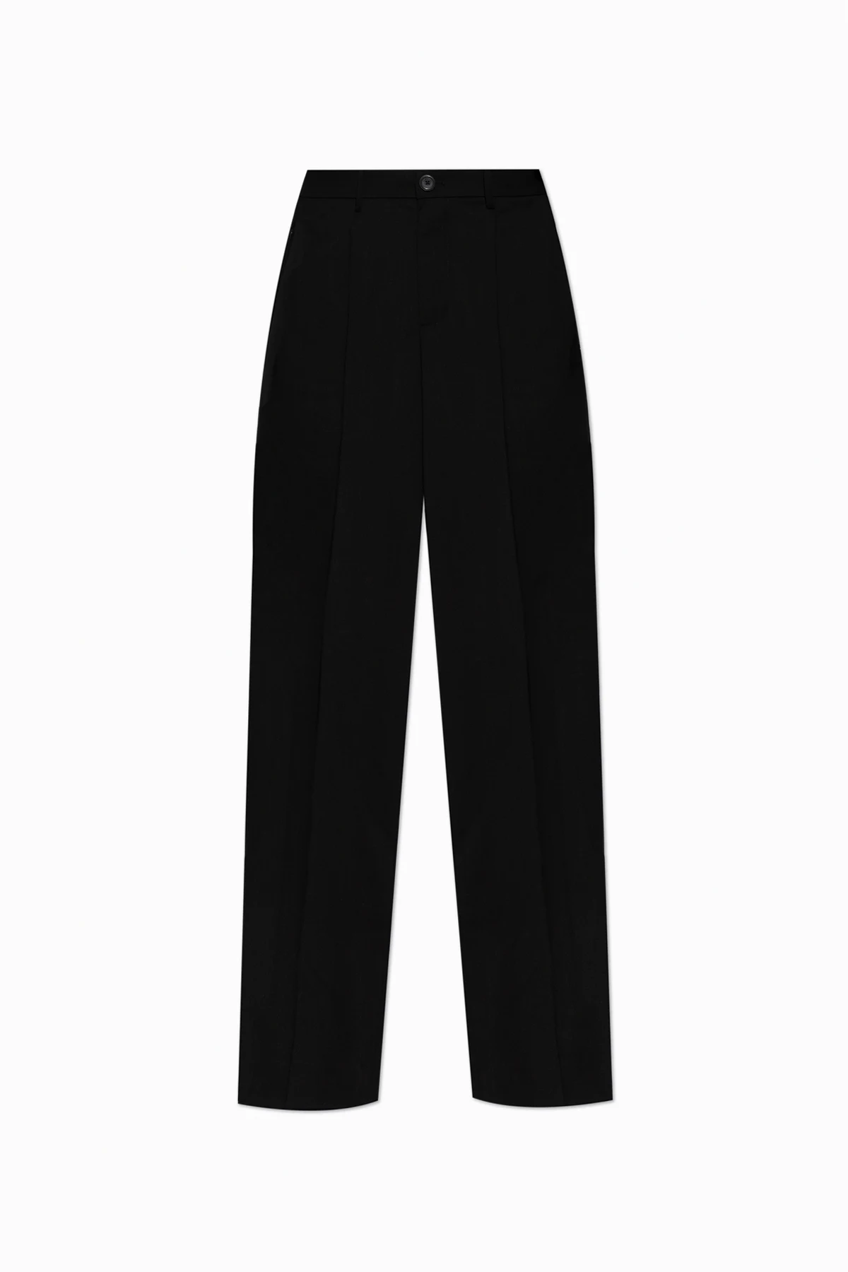 Wełniane spodnie w kant