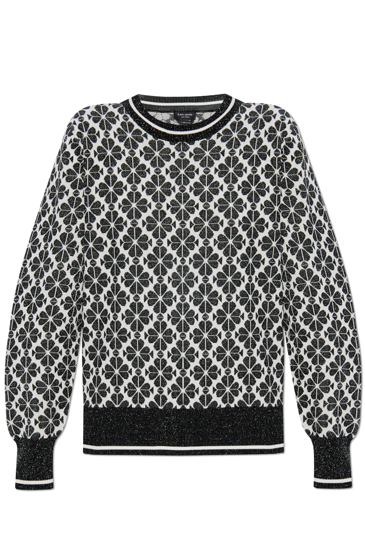 BLACK Sweater with logo