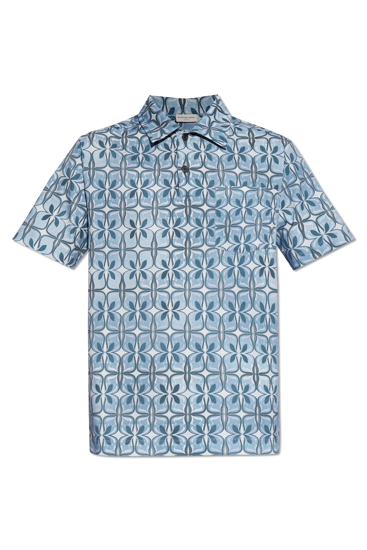 Polo z motywem kwiatowym