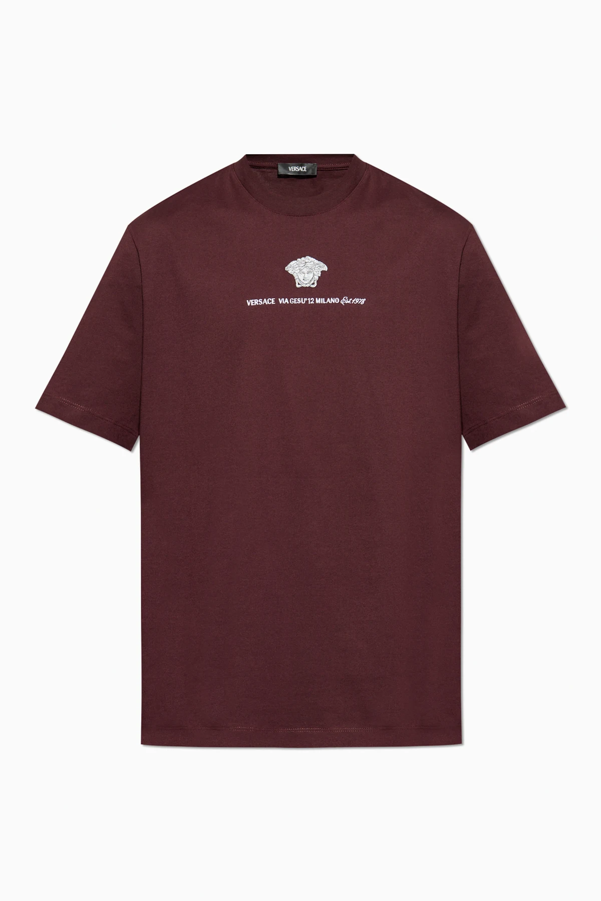 T-shirt z wyszytym logo