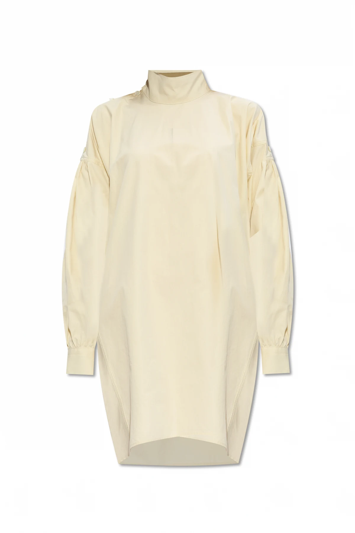 Dress with high neck