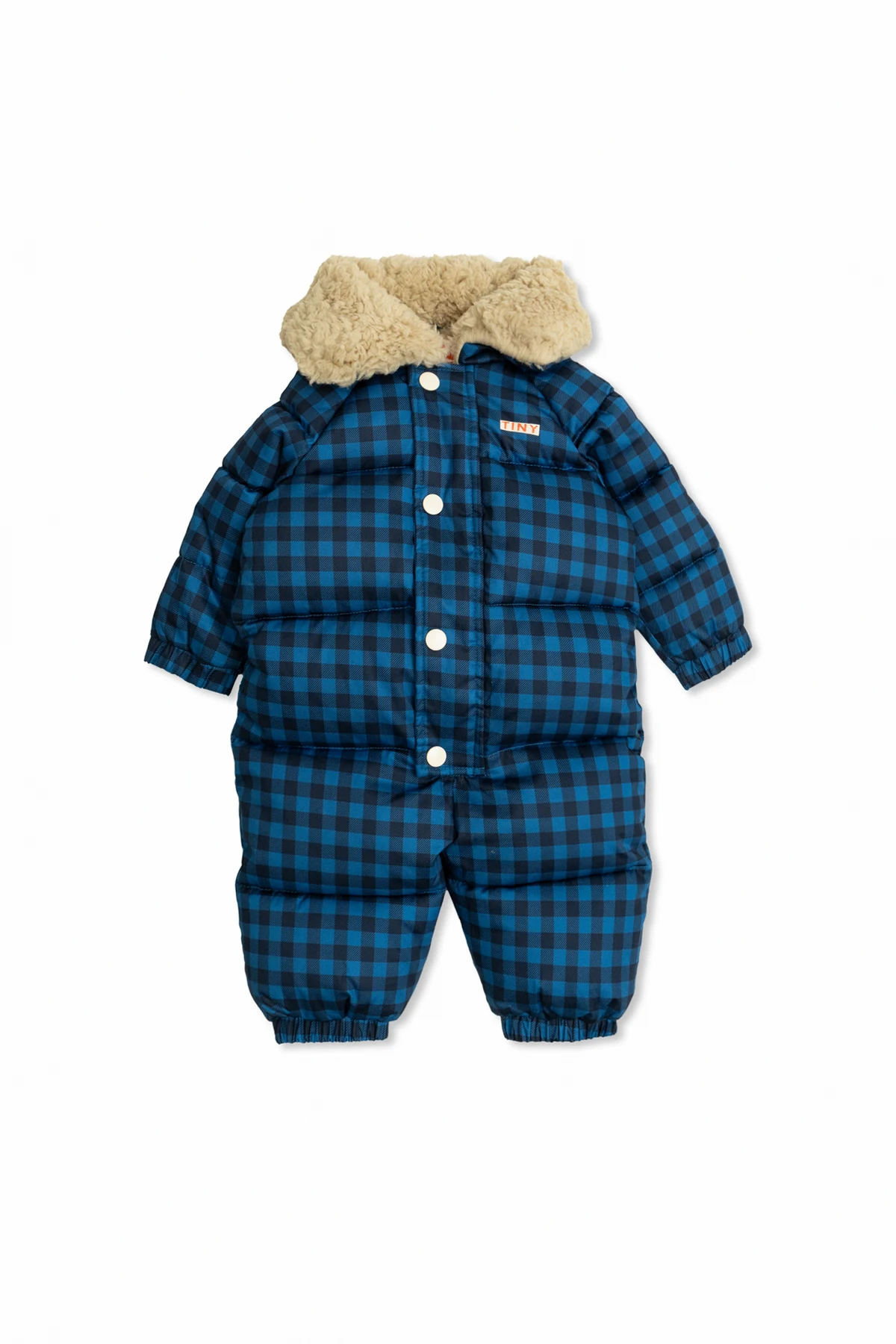 Kombinezon ze wzorem w kratę