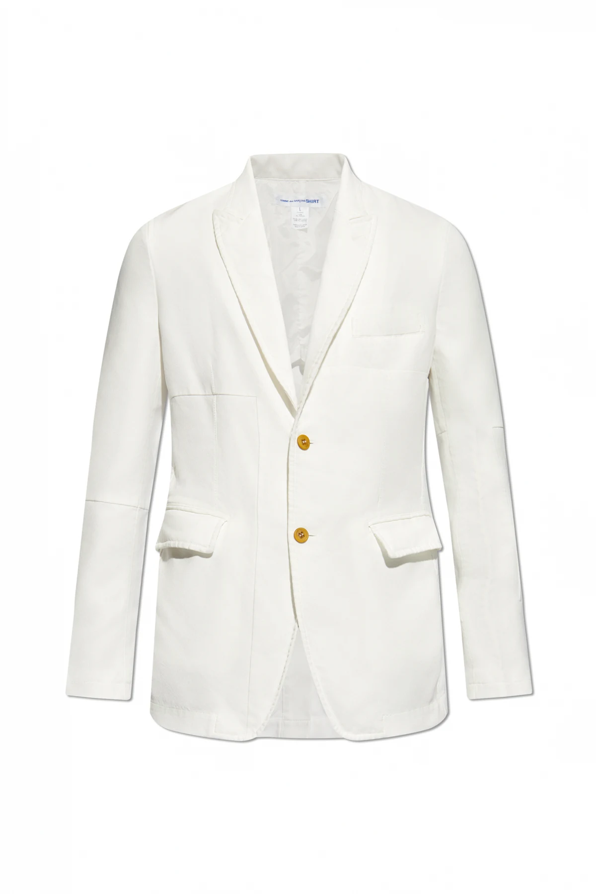 Blazer with closed lapels