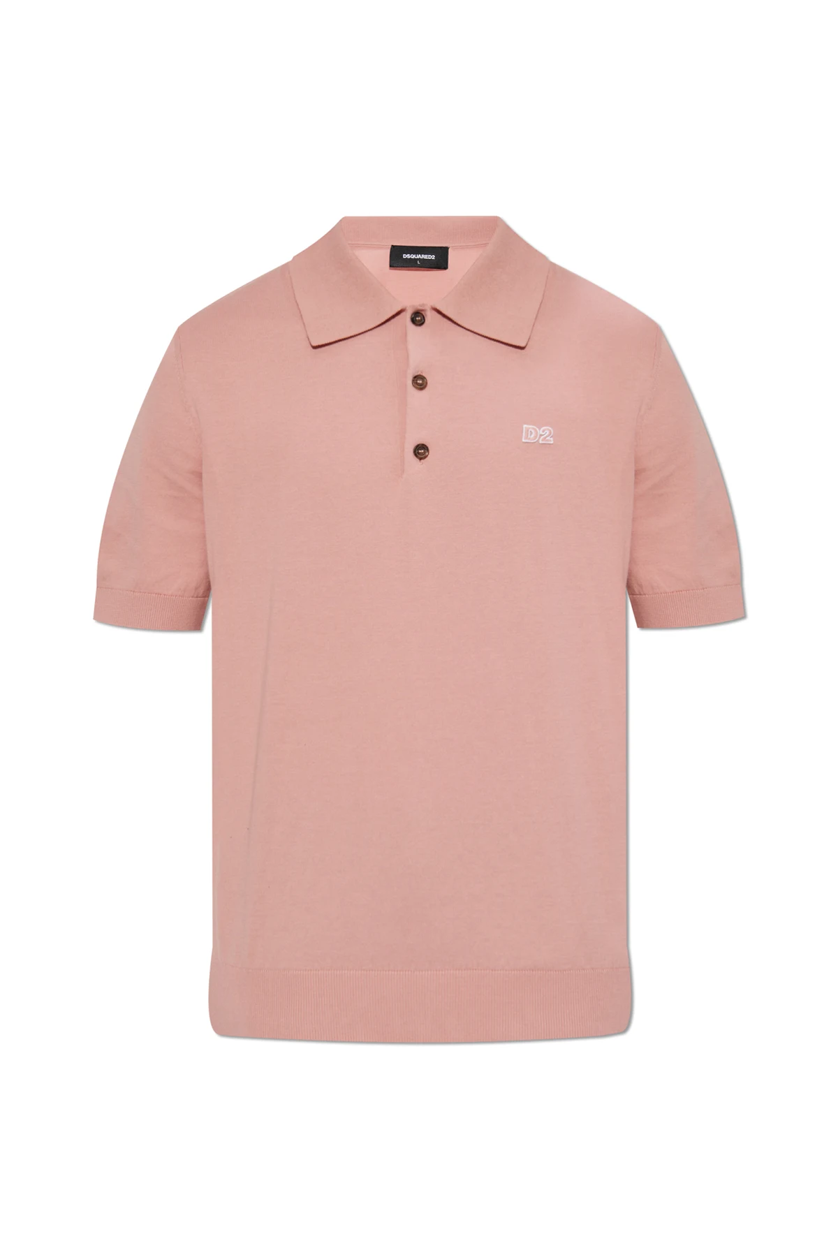 Baumwoll-Poloshirt mit Logo