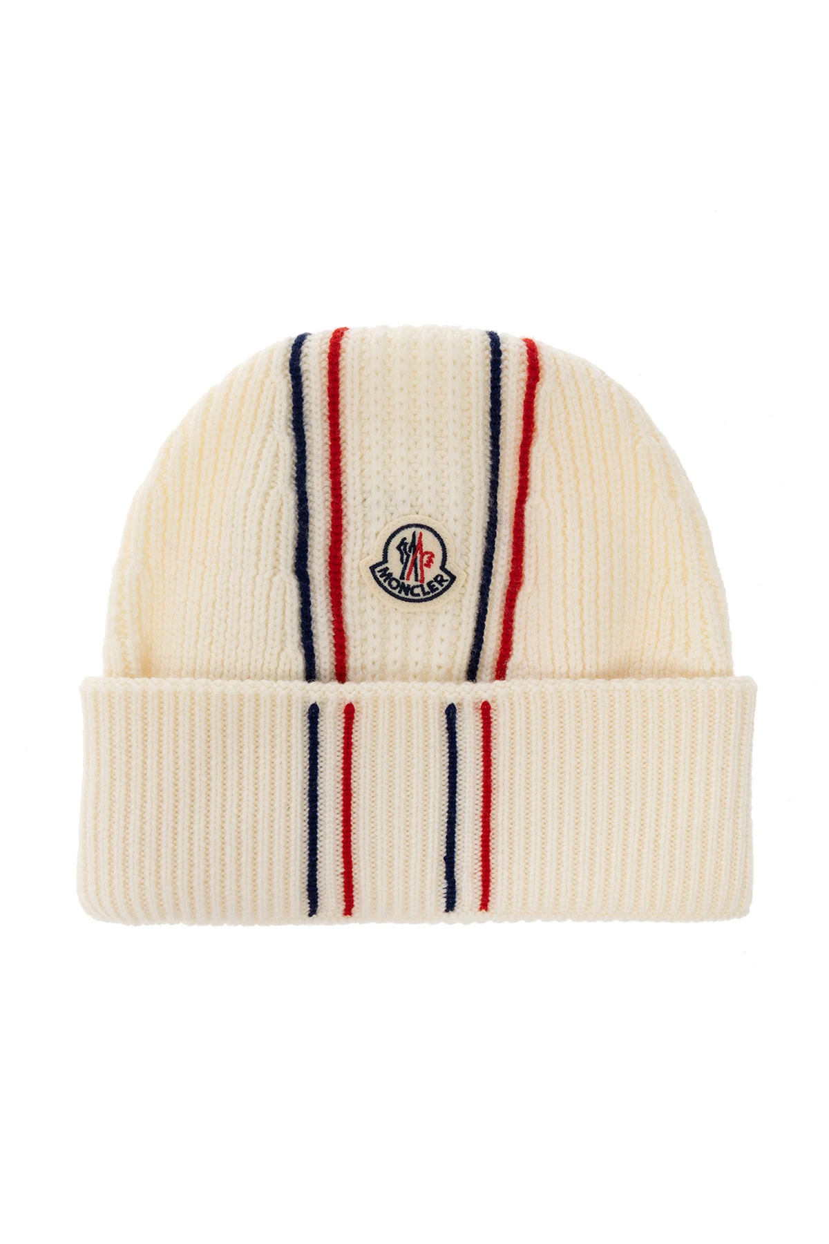 Beanie with logo patch